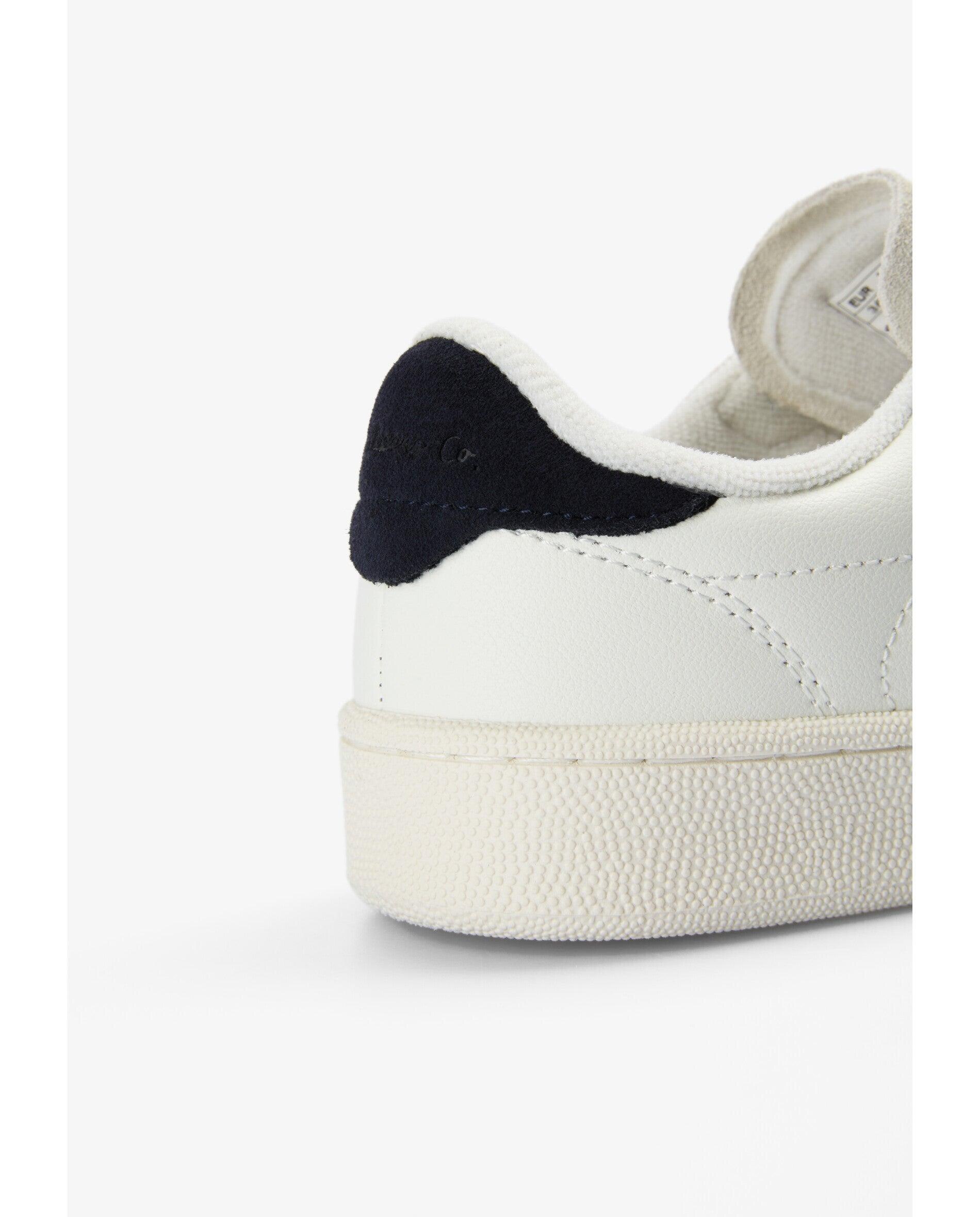 Zapatillas de piel de niño con detalles en ante y cierre de cordones - Scalpers - Navy Navy-7