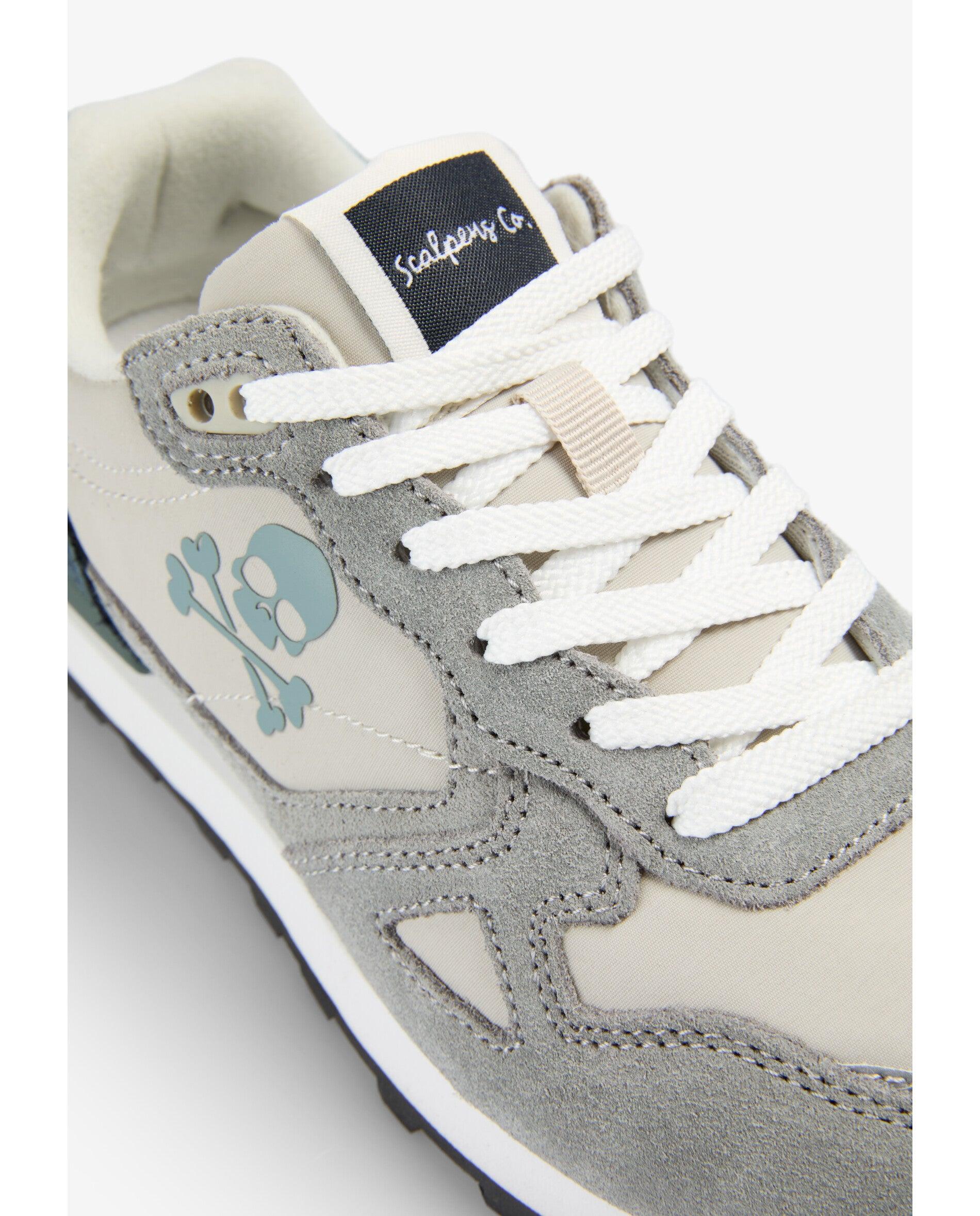 Zapatillas deportivas de niño de corte bajo con suela dentada - Scalpers - Gris claro Gris claro-5