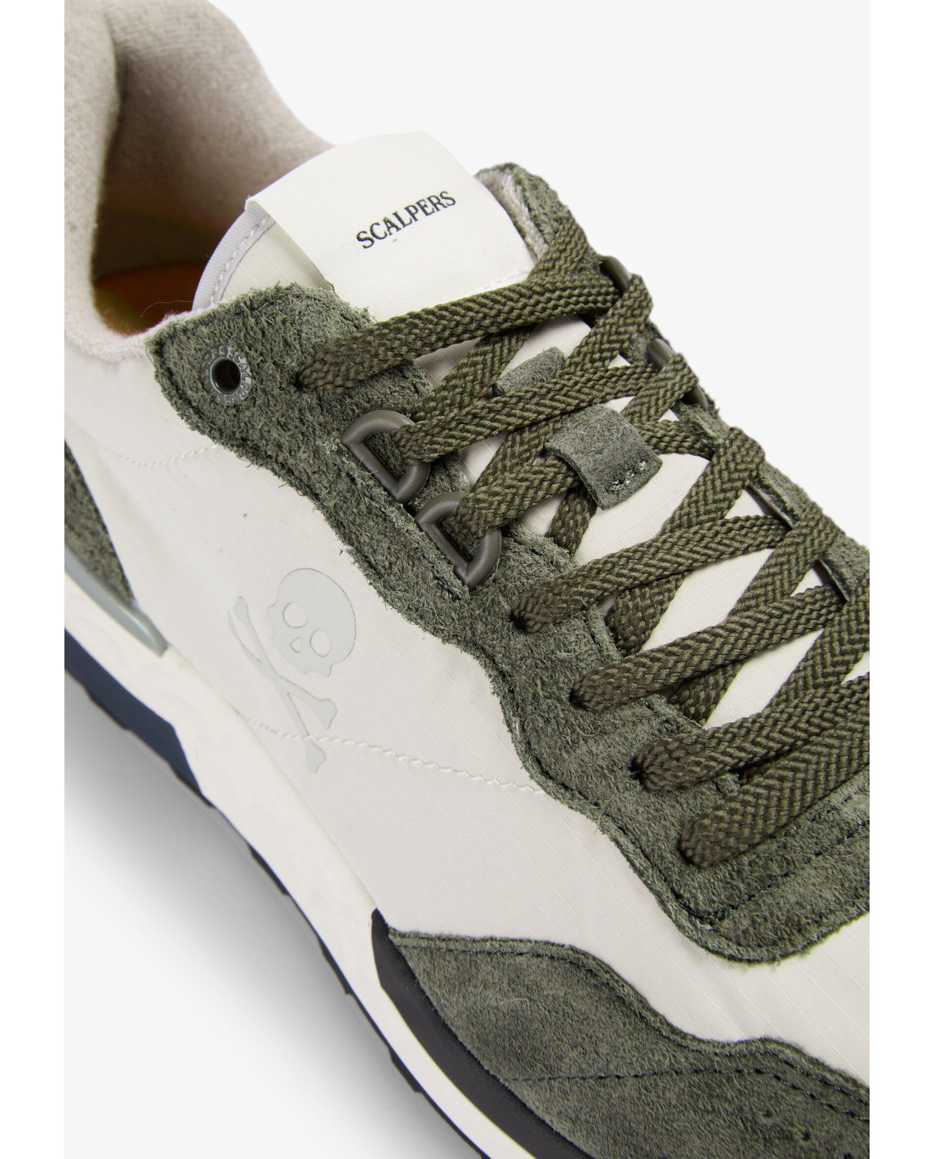 Deportivas de hombre combinadas con cierre de cordones - Scalpers - Gris claro Gris claro-6