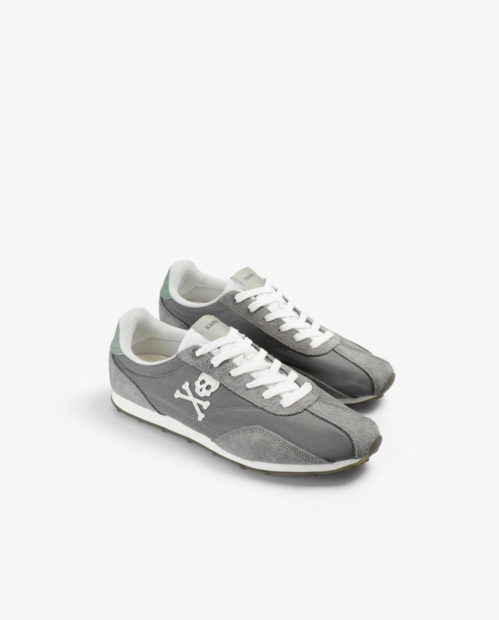 Zapatillas retro de hombre con refuerzo en la puntera - Scalpers - Gris Gris-3