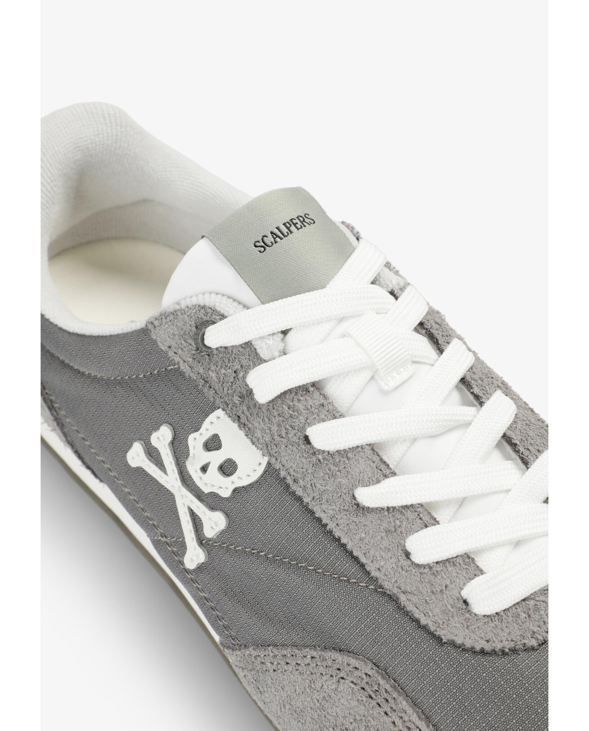 Zapatillas retro de hombre con refuerzo en la puntera - Scalpers - Gris Gris-6