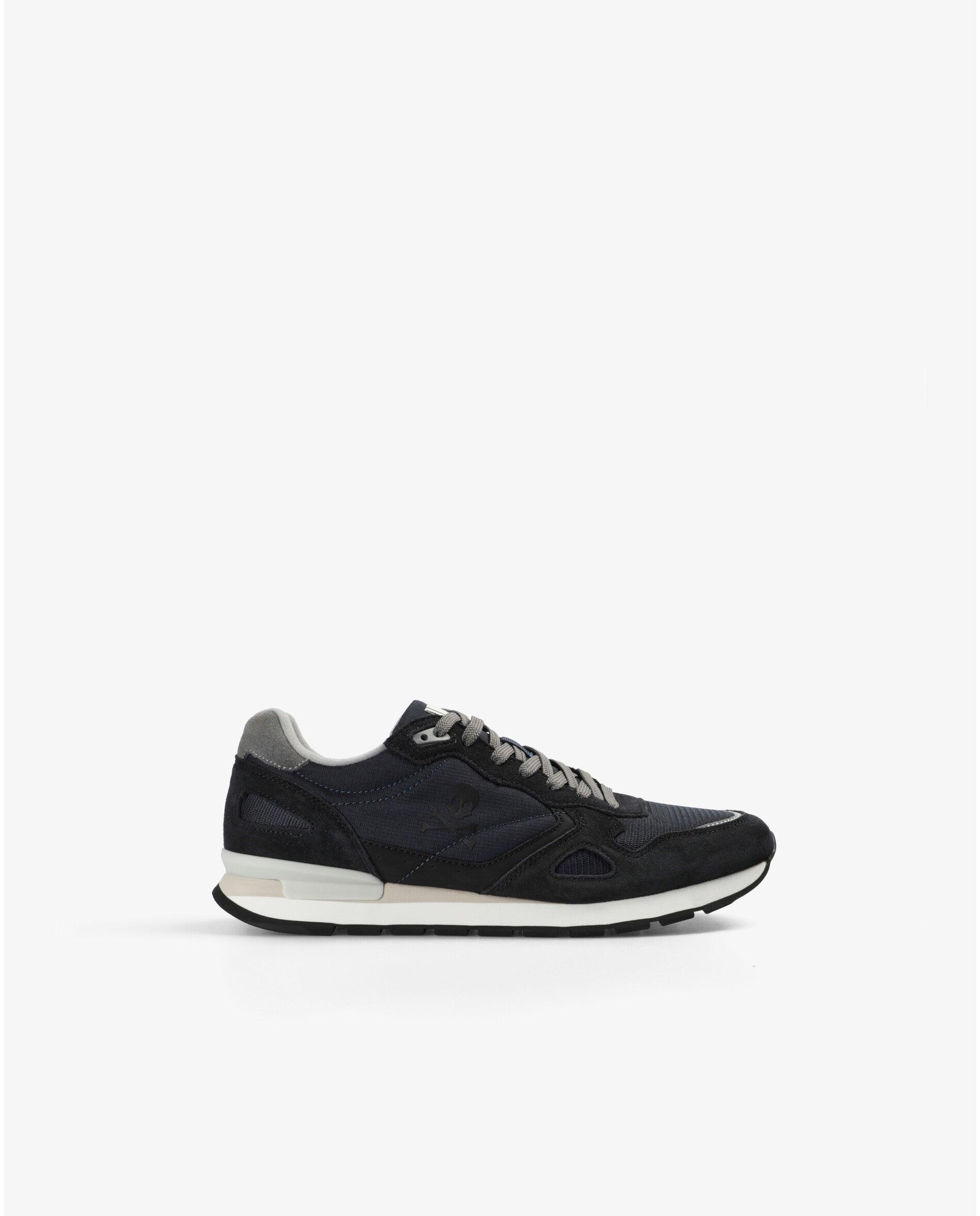 Zapatillas vintage de hombre en ante y malla - Scalpers - Navy Navy-1