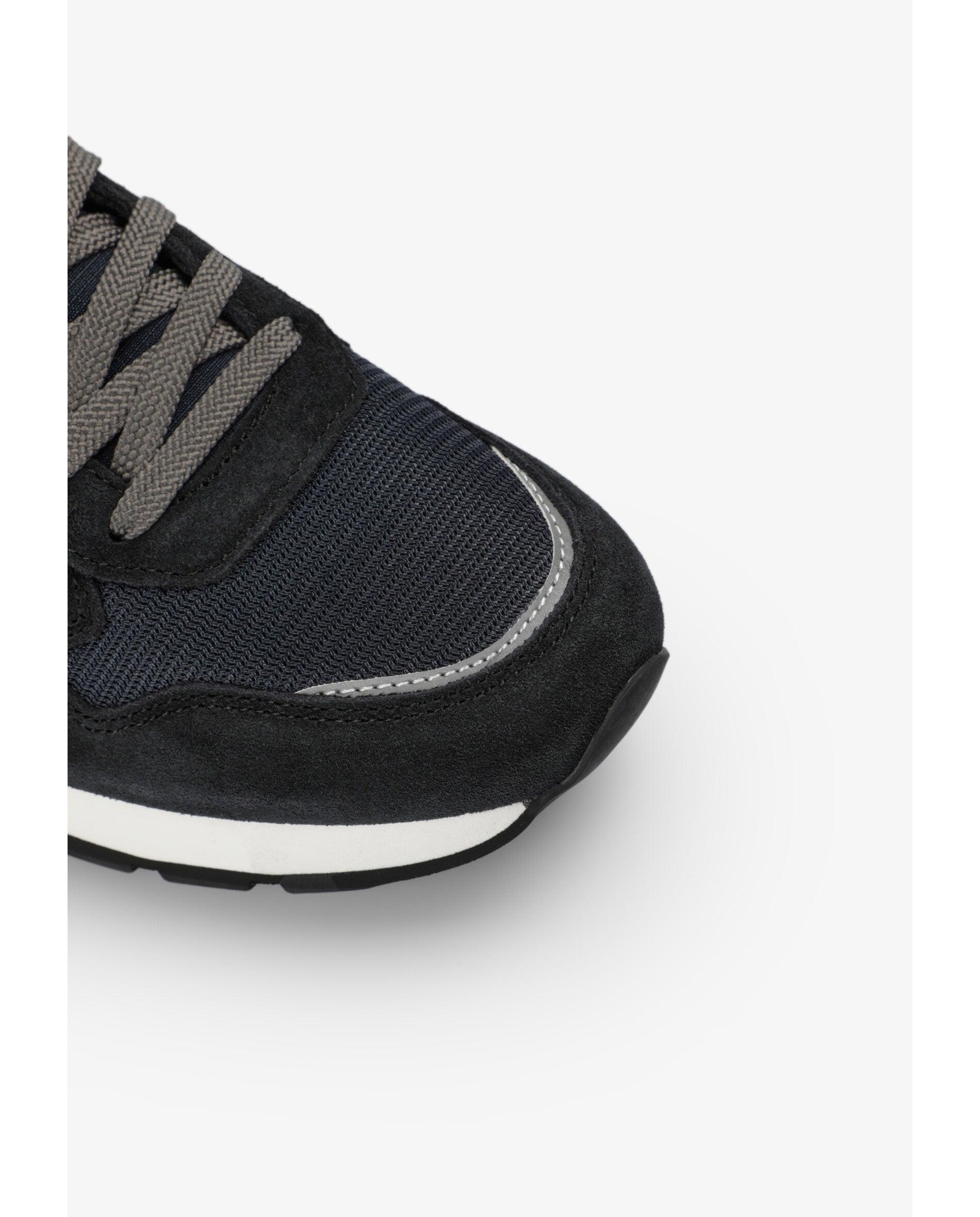 Zapatillas vintage de hombre en ante y malla - Scalpers - Navy Navy-5