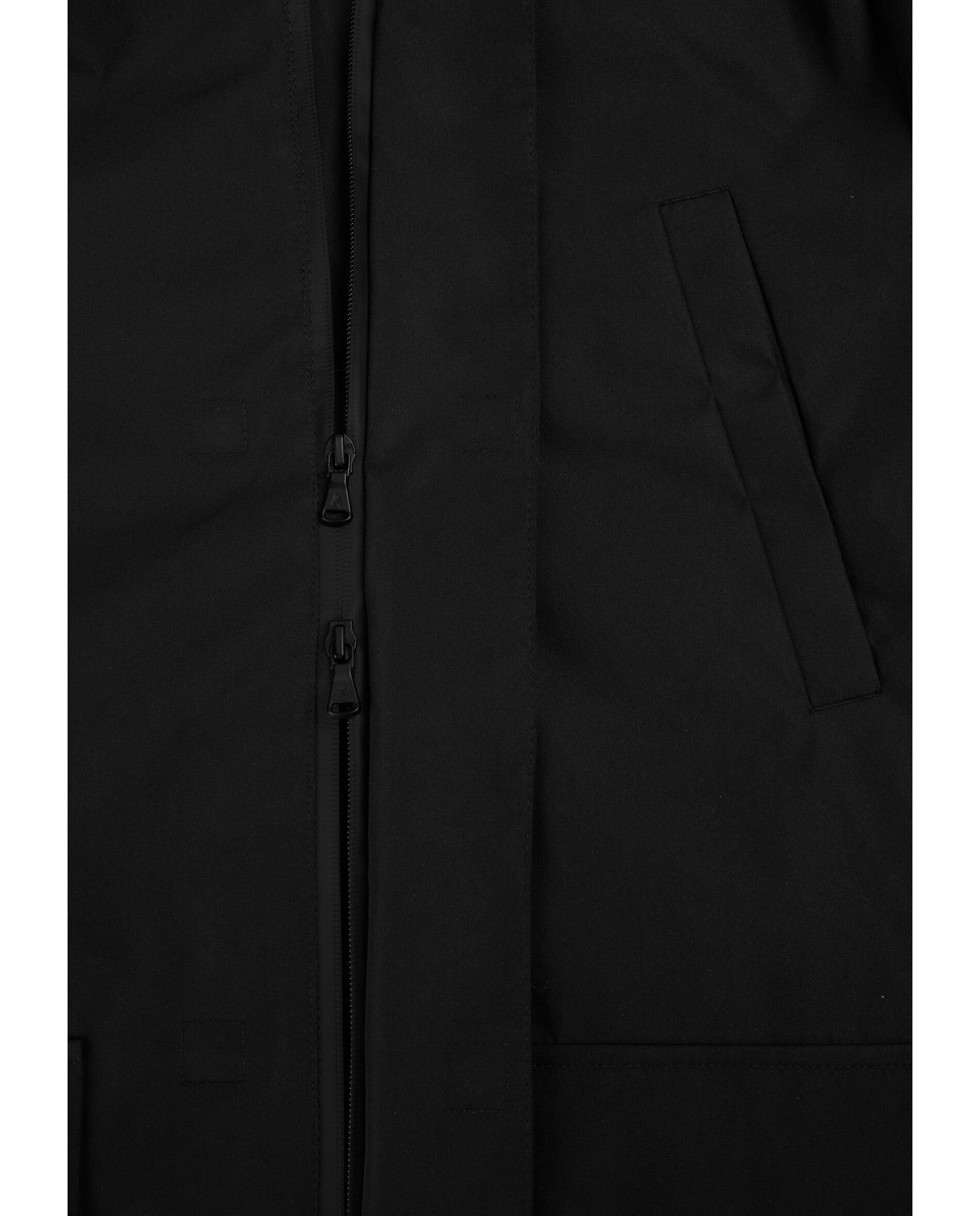 Parka de hombre waterproof con capucha - Scalpers - Antracita Antracita-5