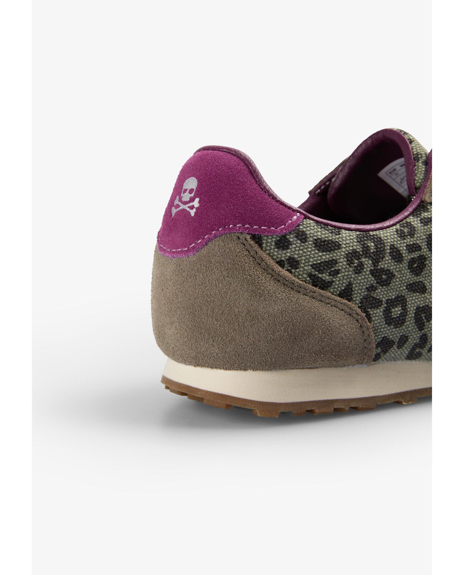 Zapatillas deportivas de niña animal print con detalles en ante - Scalpers - Multicolor Multicolor-7