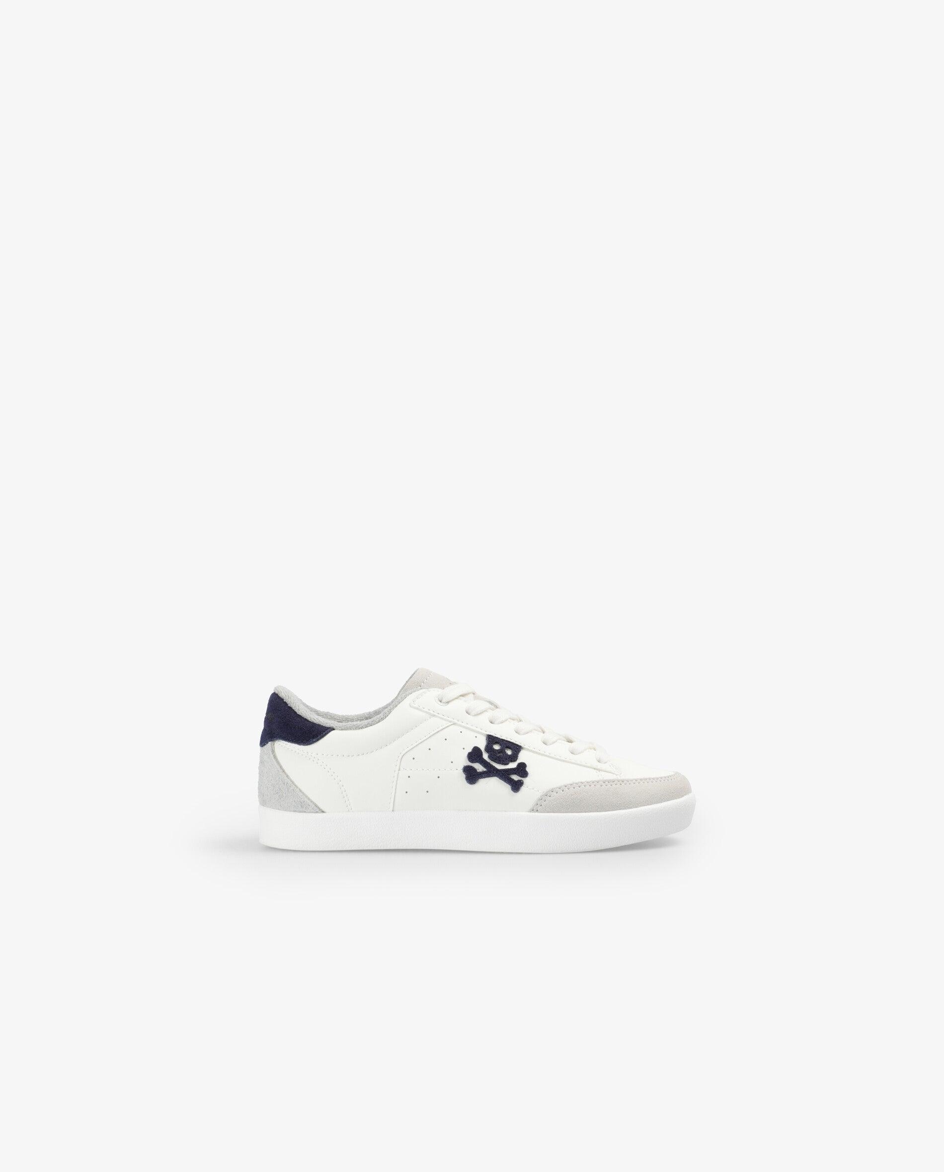 Imagen 0 de Zapatillas deportivas de niño con talón y calavera a contraste Navy