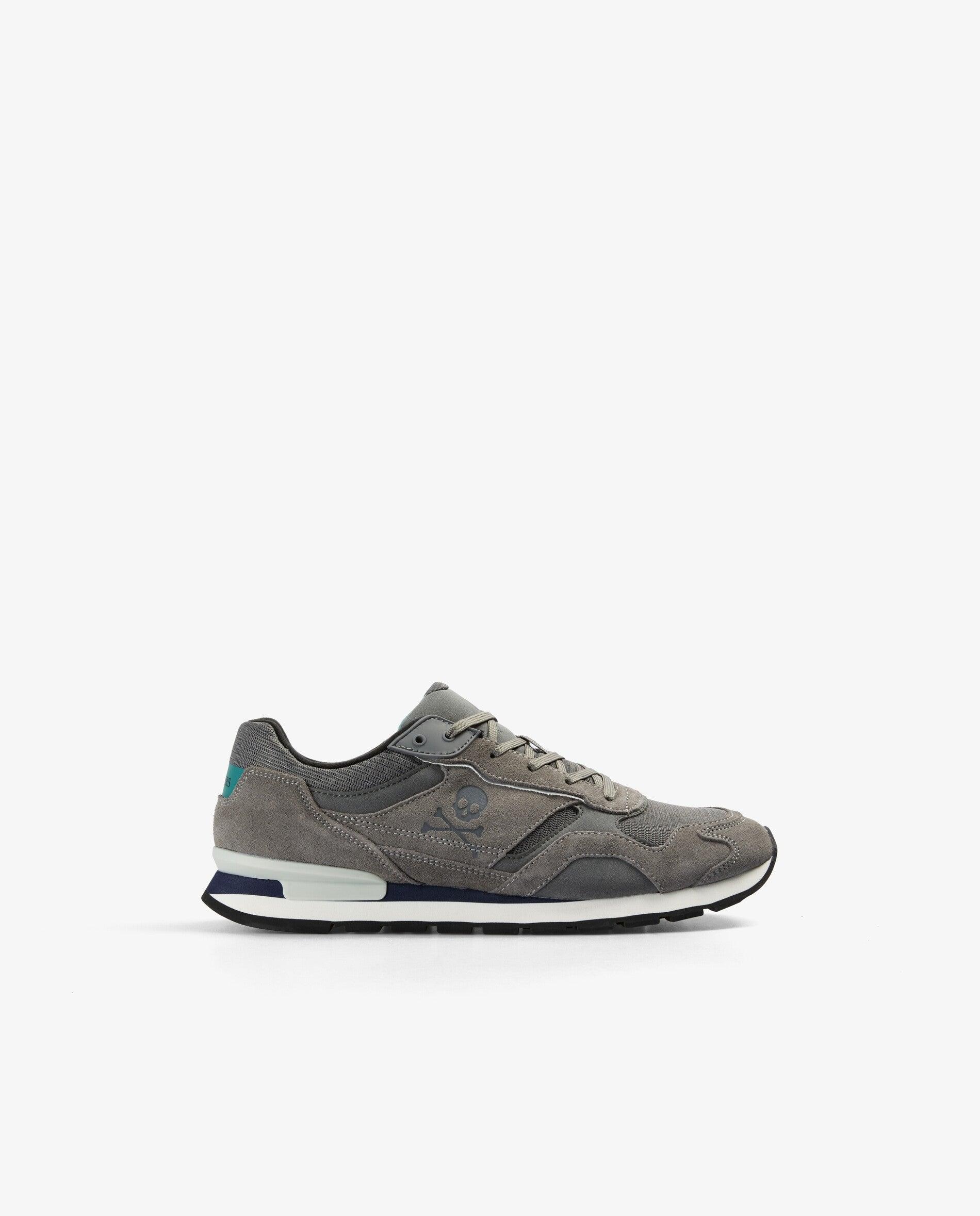Imagen 0 de Deportivas de hombre combinadas con cordones Gris