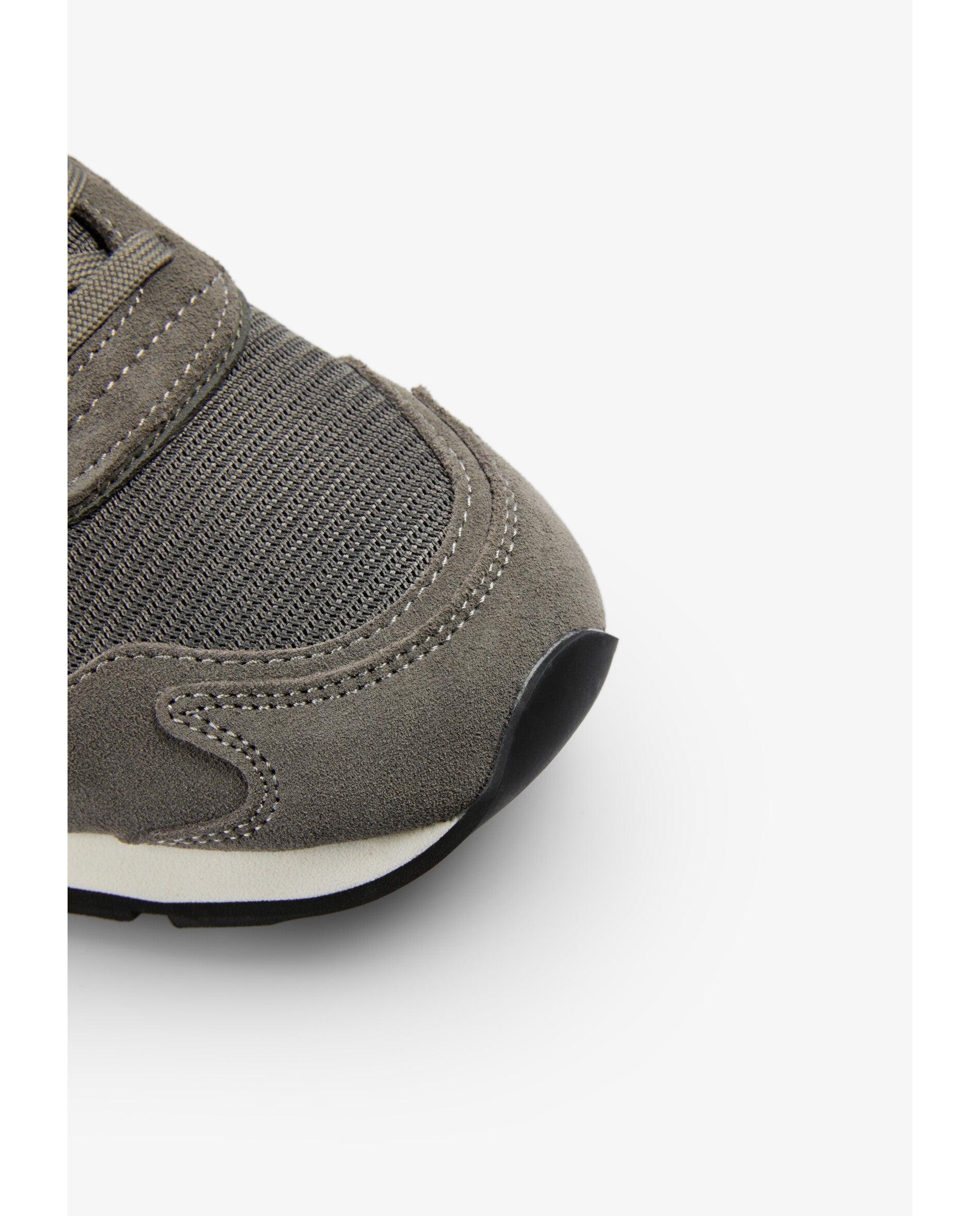 Deportivas de hombre combinadas con cordones - Scalpers - Gris Gris-5