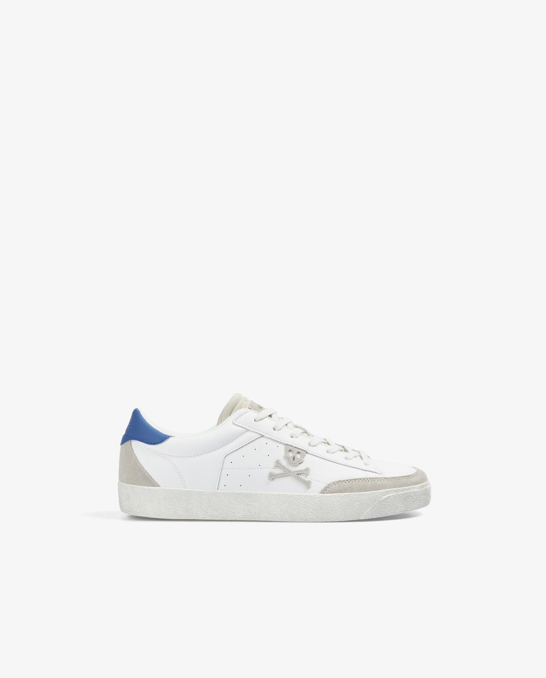 Imagen 1 de Zapatillas de hombre bajas clásicas de napa - Scalpers - Blanco / Azul Blanco / Azul