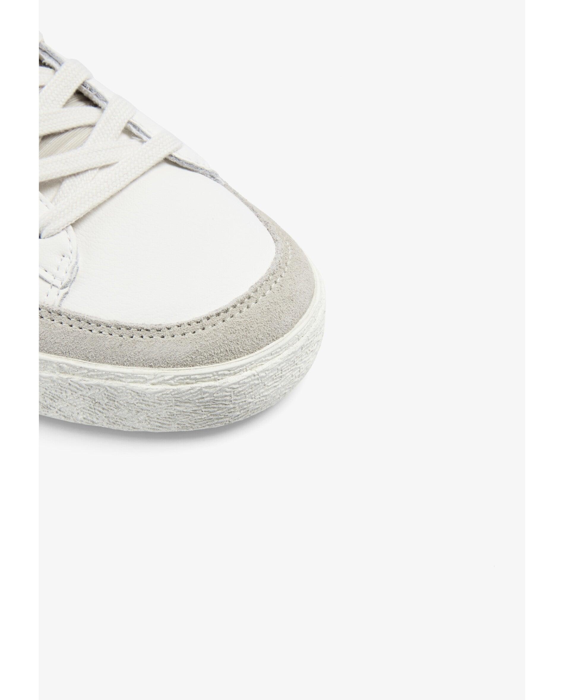 Imagen 5 de Zapatillas de hombre bajas clásicas de napa - Scalpers - Blanco / Azul Blanco / Azul