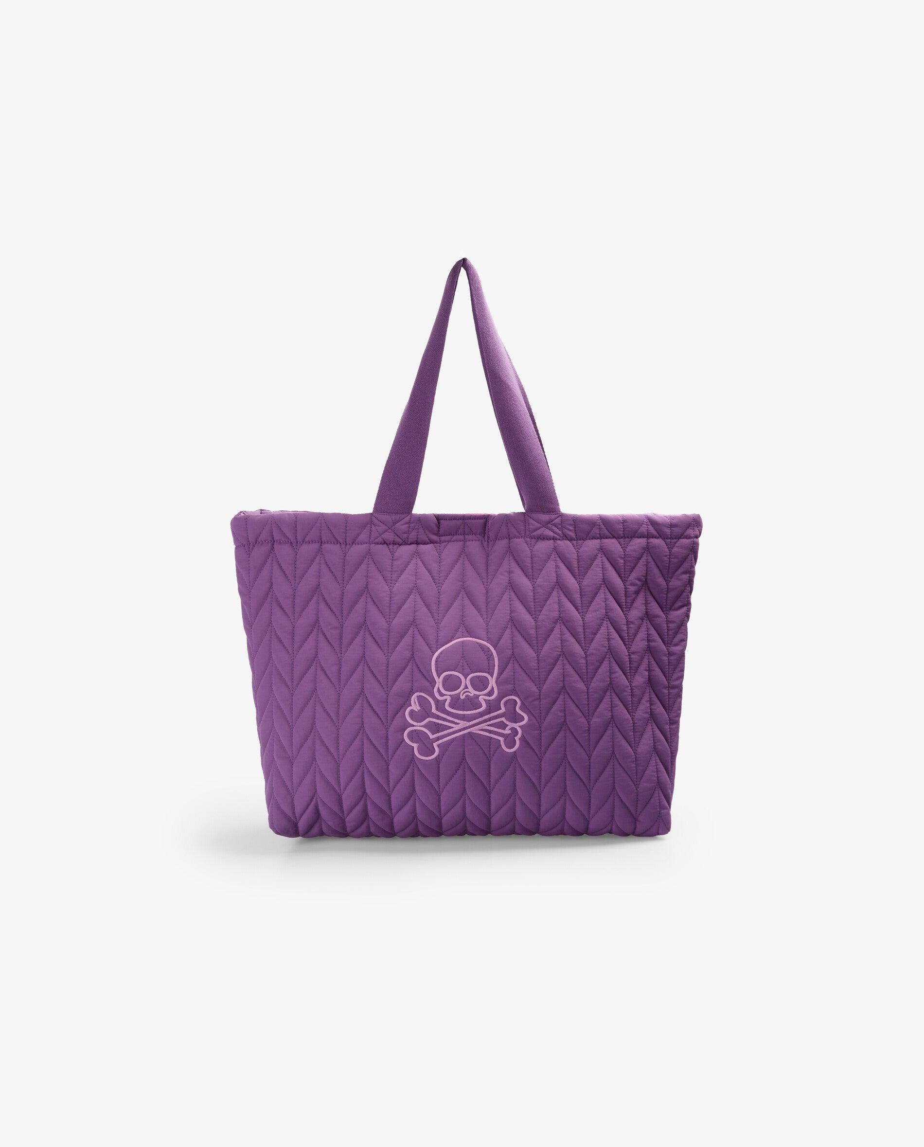 Imagen 0 de Bolso de niña tipo shopper en tejido acolchado Purpura