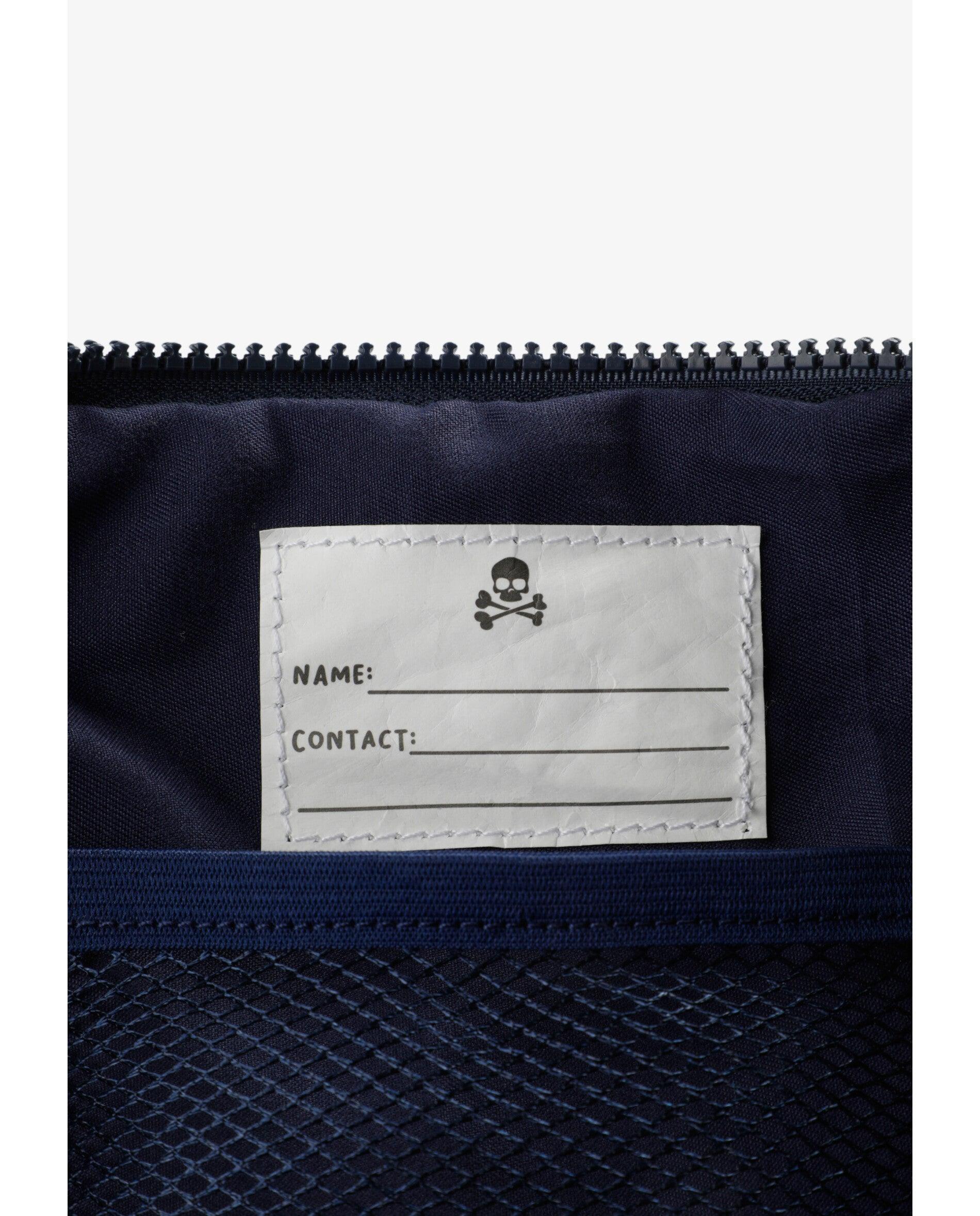 Neceser de niño en tejido técnico con calavera lateral - Scalpers - Navy Navy-6
