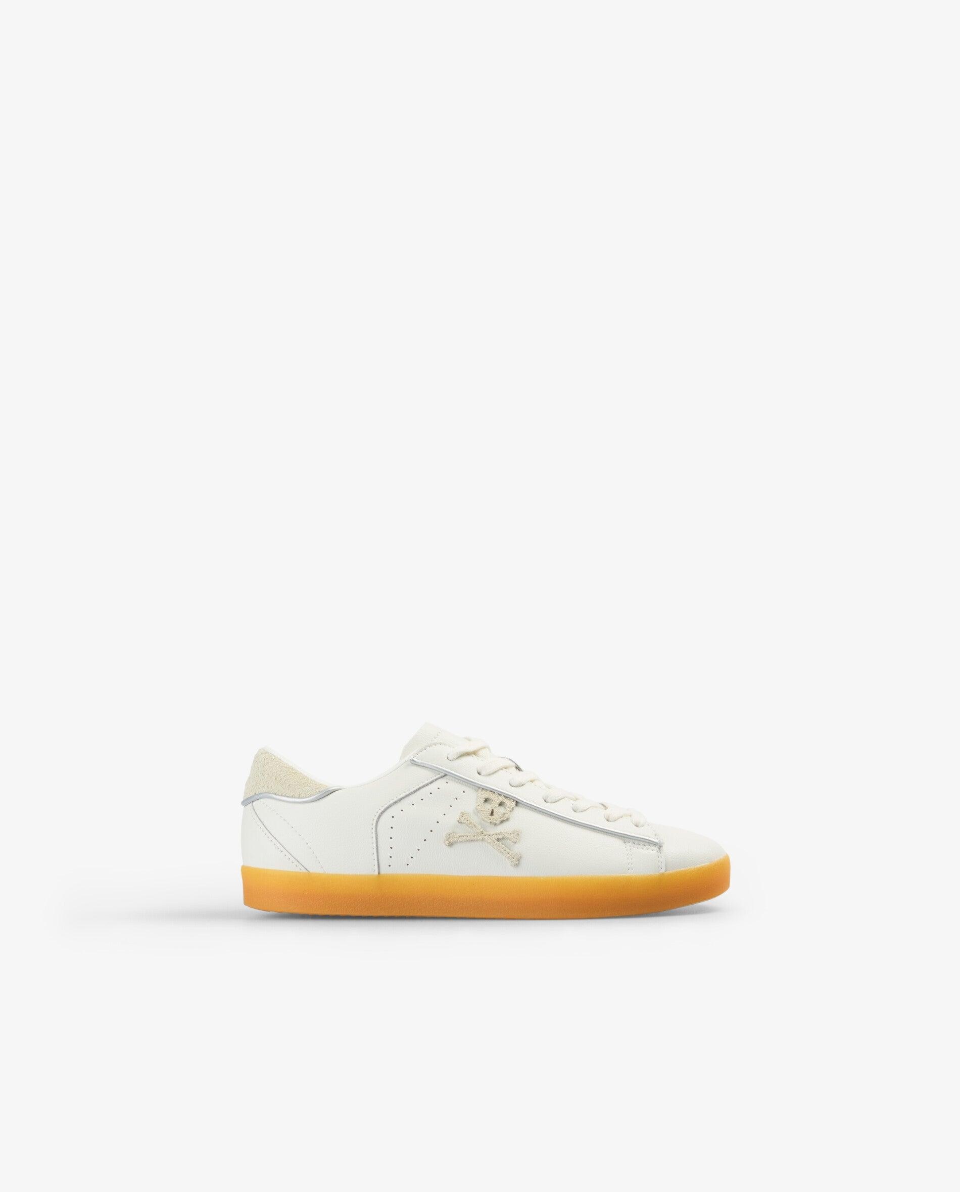 Imagen 0 de Zapatillas blancas de mujer bajas de piel Blanco