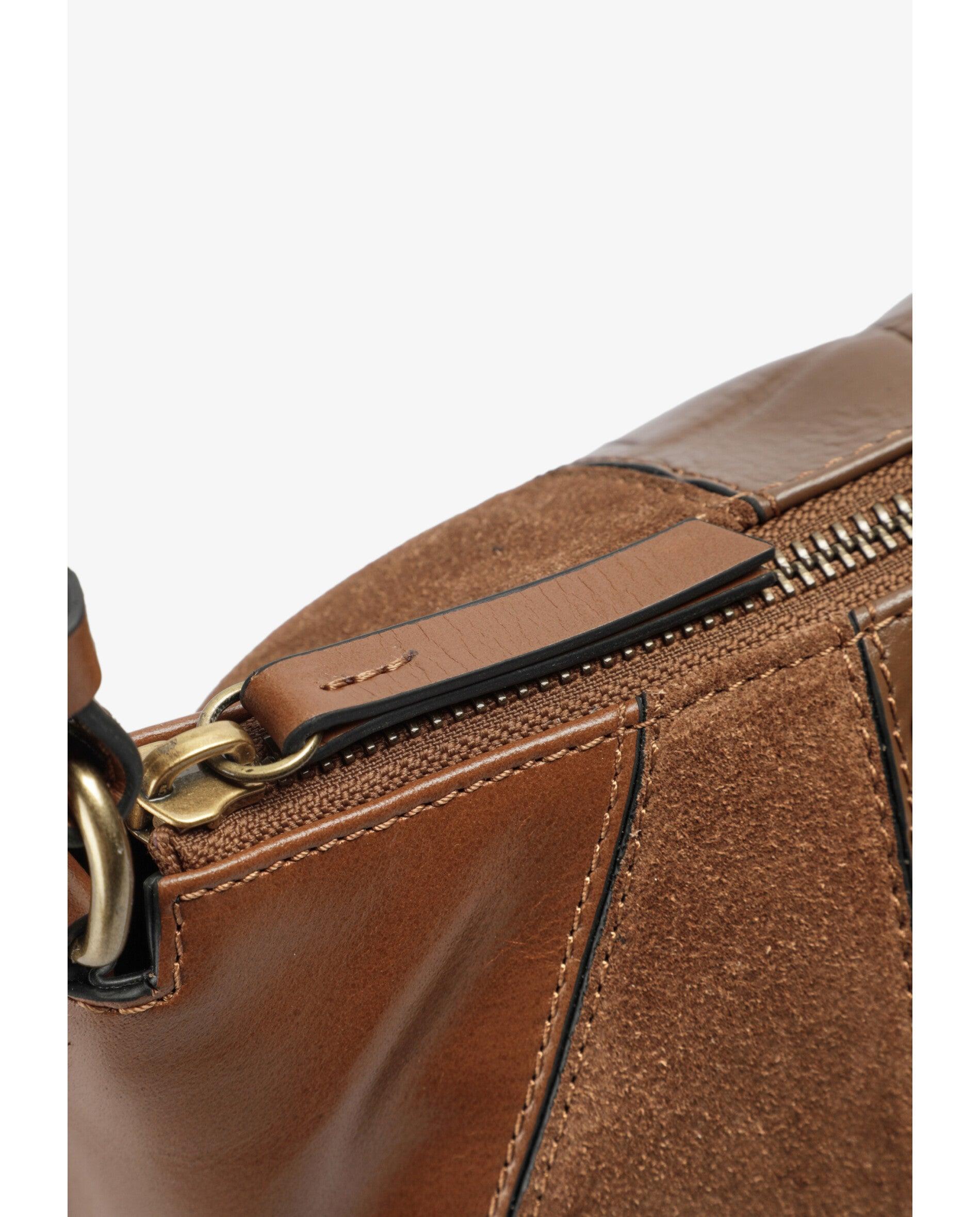 Imagen 7 de Bolso de hombro combinado con tachuelas decorativas - Scalpers - Caramelo Caramelo