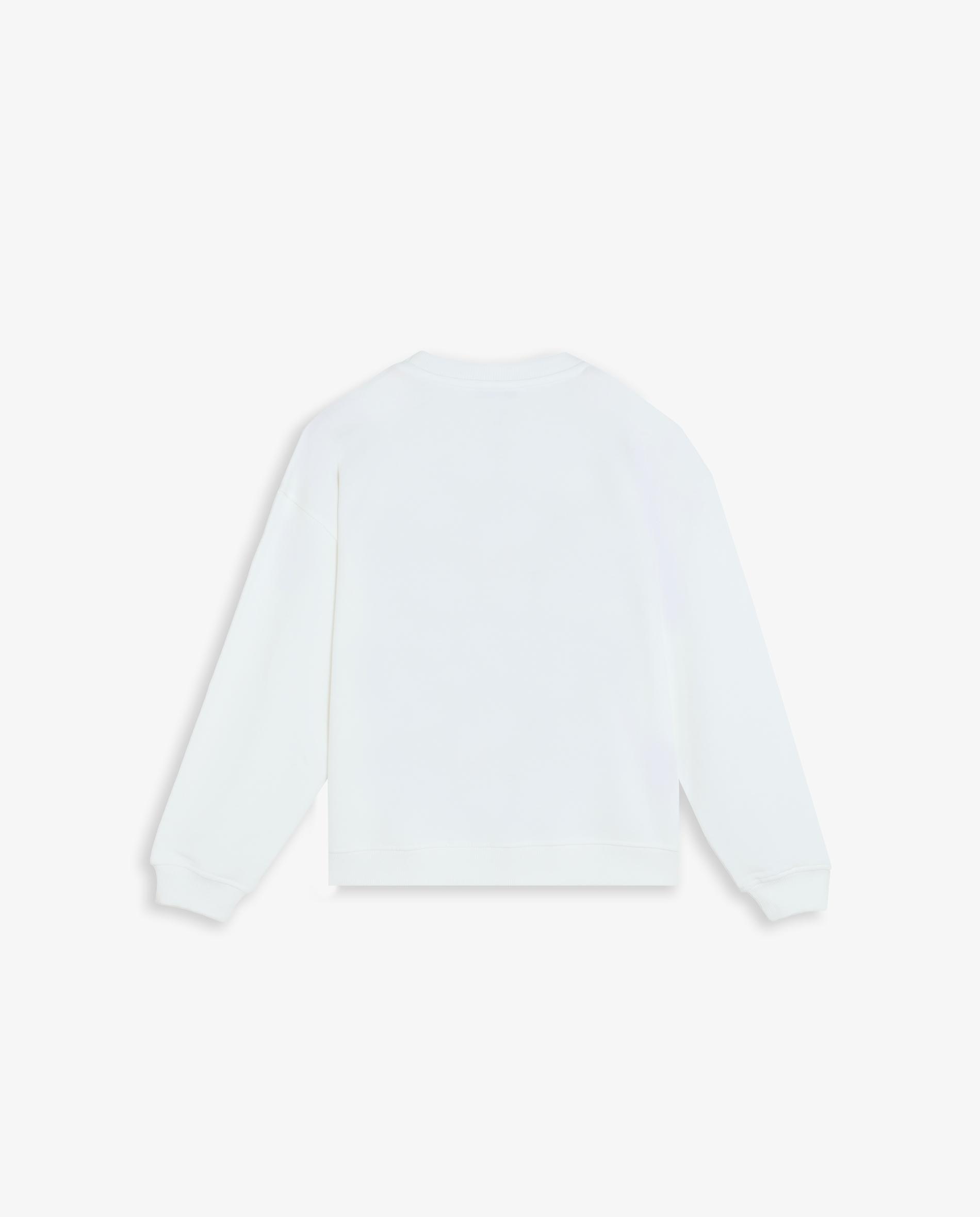Sudadera de mujer con dibujo frontal y tachuelas - Scalpers - Blanco Blanco-4