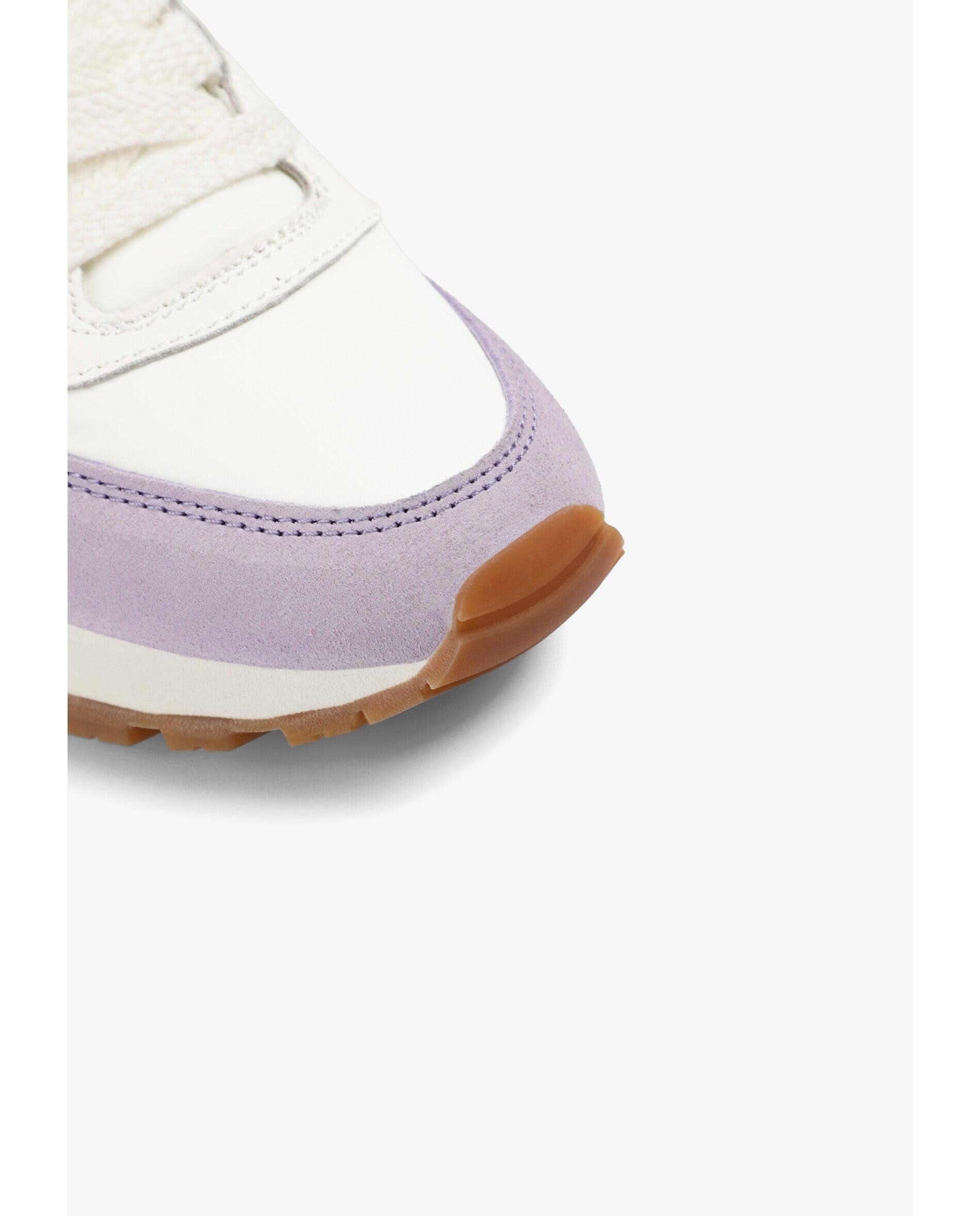 Zapatillas deportivas de niña con talón a contraste animal print - Scalpers - Blanco Blanco-5