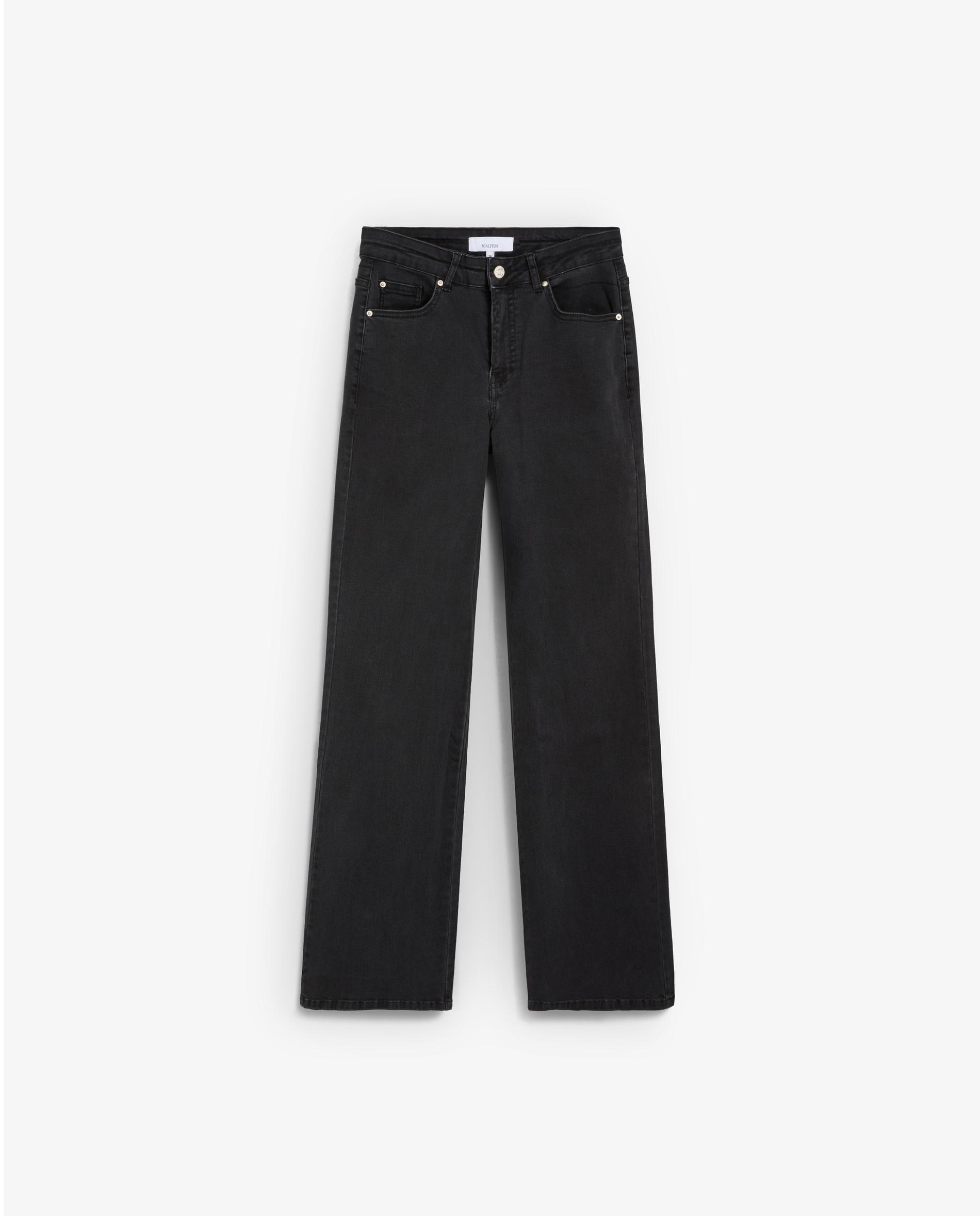 Vaquero de mujer boocut cinco bolsillos - Scalpers - Negro Negro-5