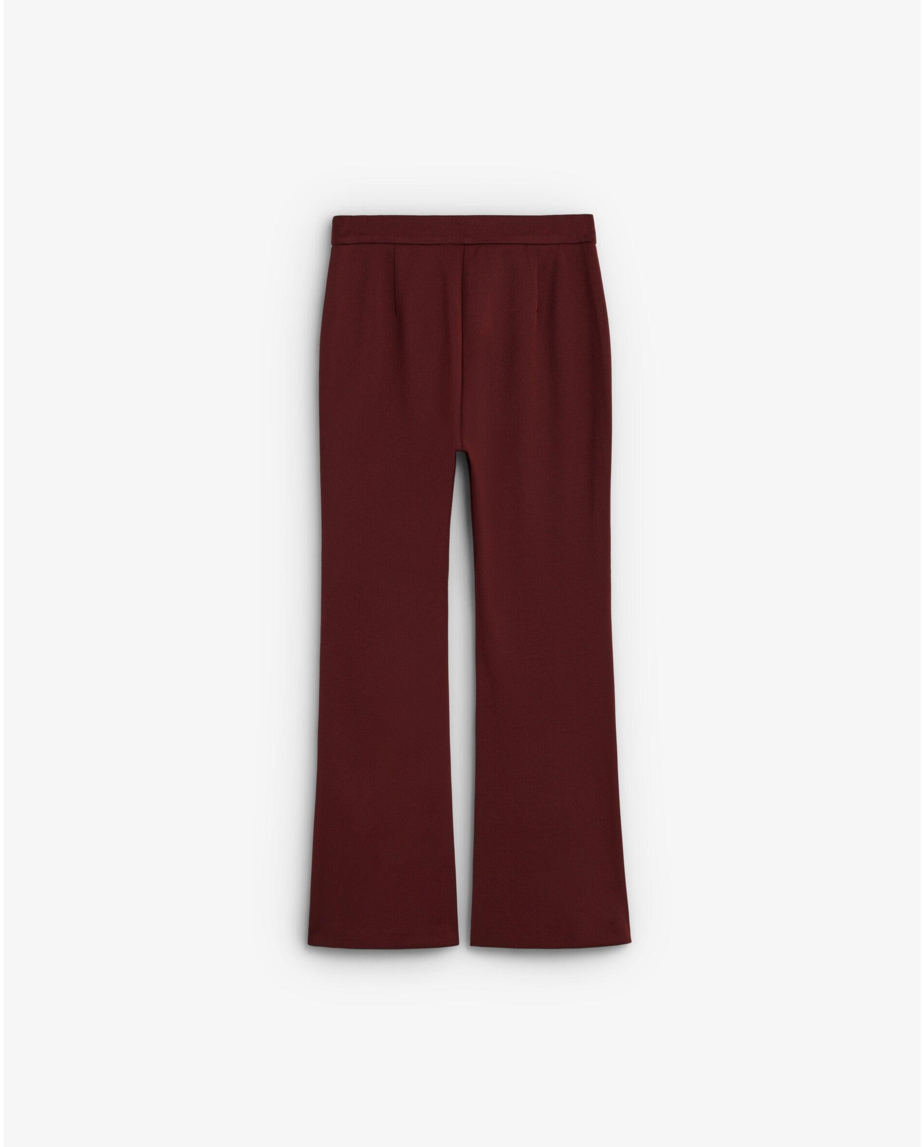 Pantalón de campana de mujer en tejido fluido - Scalpers - Caldero Caldero-4