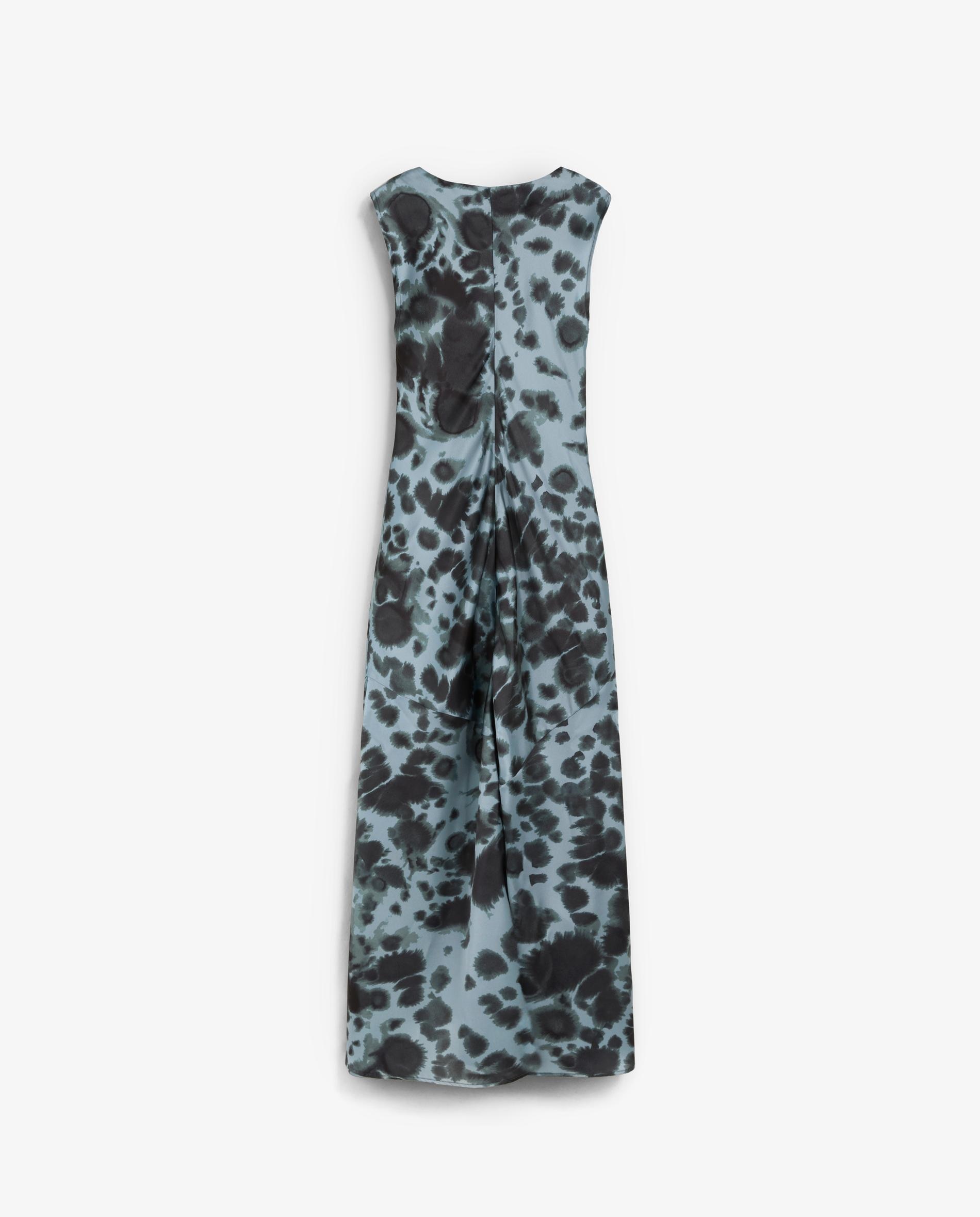 Vestido midi tie-dye con escote drapeado - Scalpers - Caribe Caribe-5