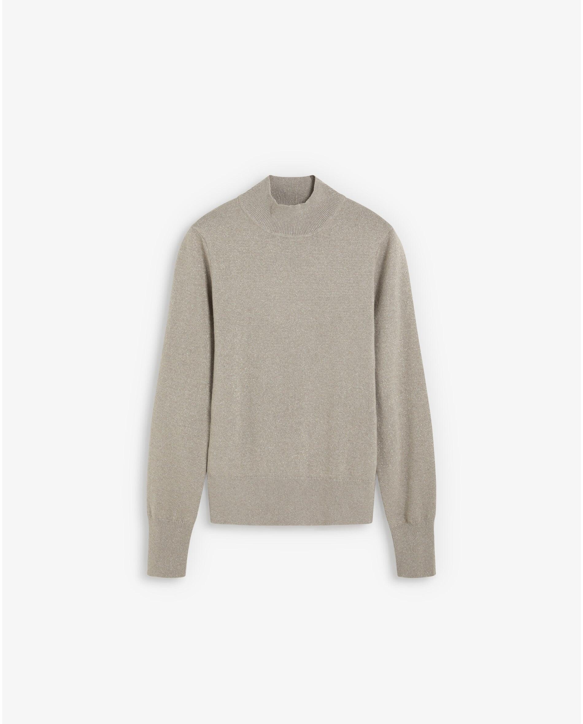 Jersey de mujer de corte recto y cuello perkins - Scalpers - Piedra Piedra-1