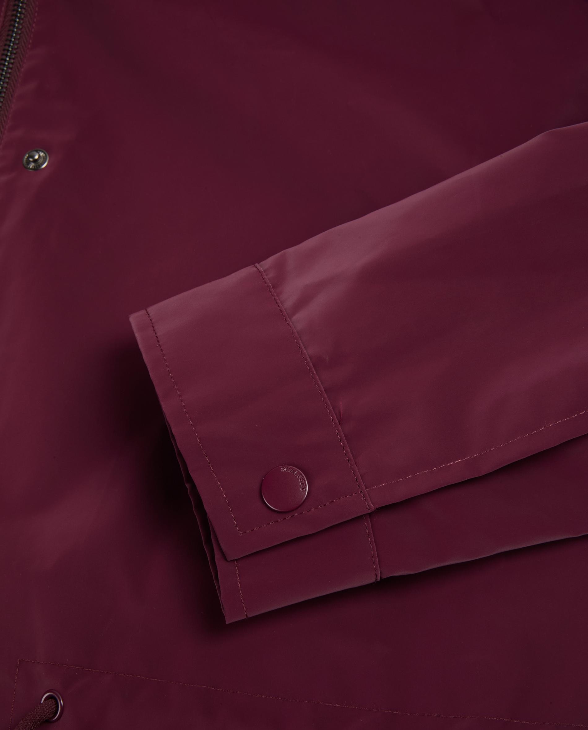 Chaqueta de mujer en tejido impermeable con capucha - Scalpers - Cereza Cereza-5