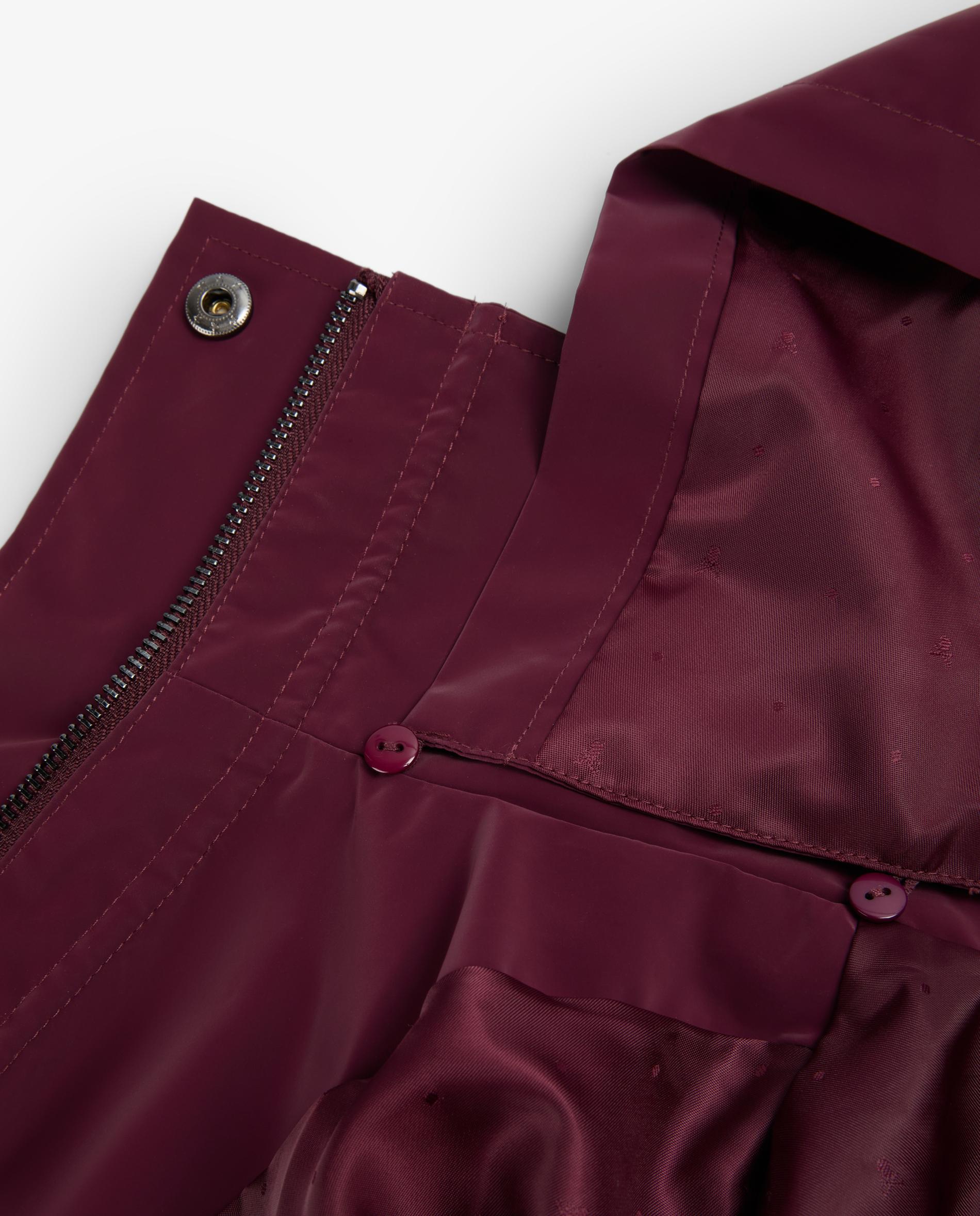 Chaqueta de mujer en tejido impermeable con capucha - Scalpers - Cereza Cereza-7