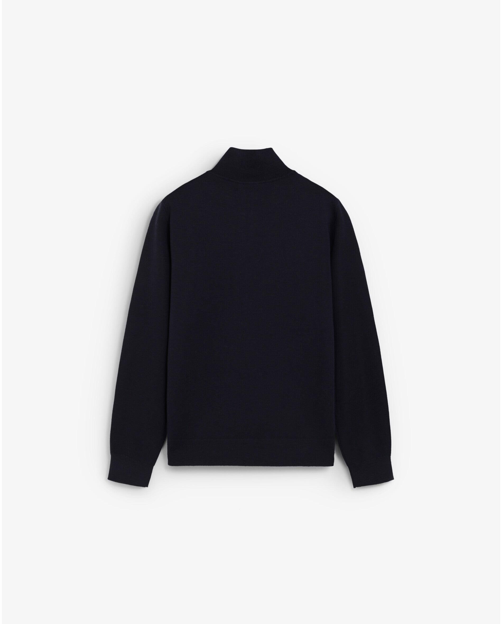 Jersey de hombre con cuello alto y cremallera - Scalpers - Navy Navy-3