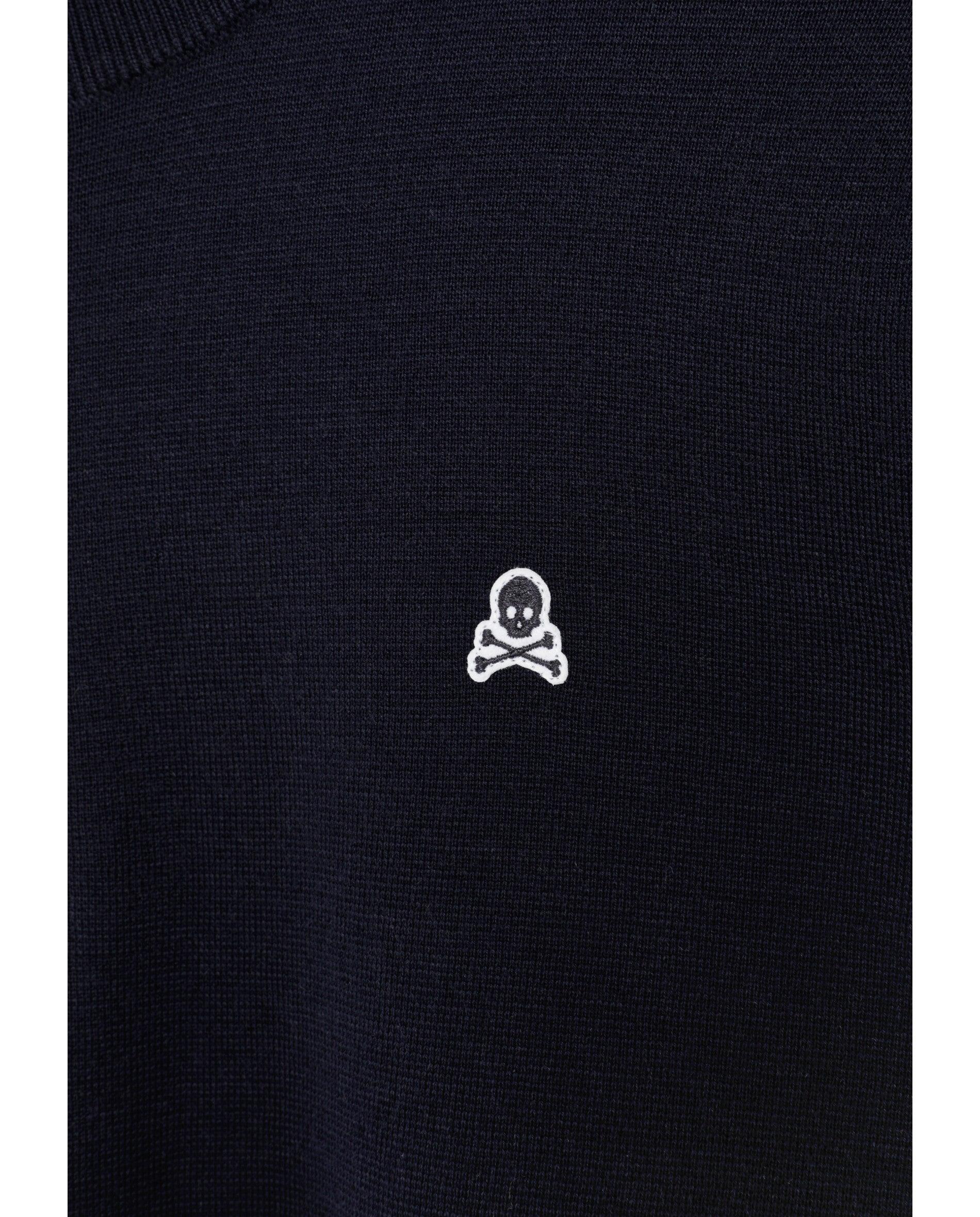 Jersey de hombre con cuello alto y cremallera - Scalpers - Navy Navy-2