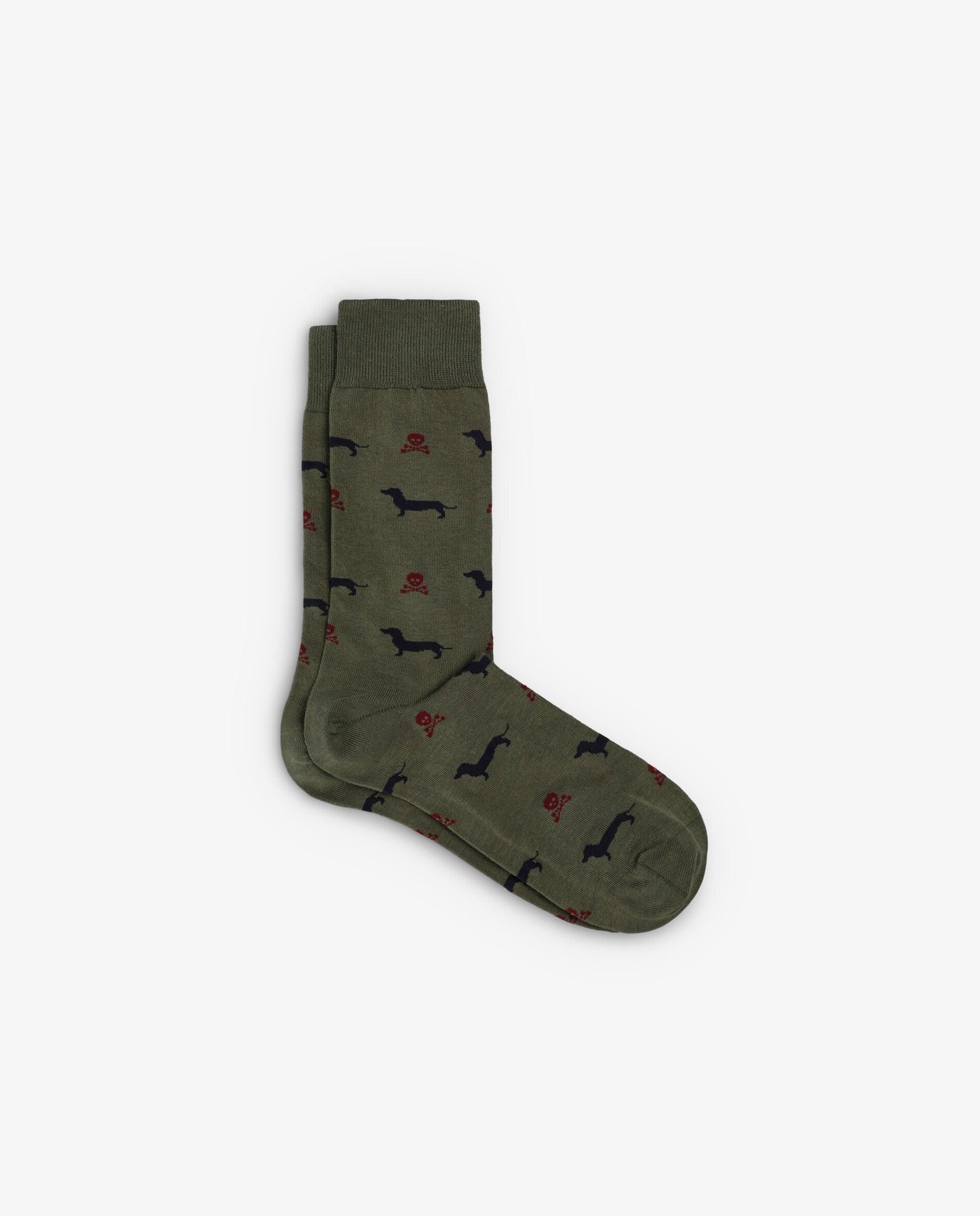 Imagen 0 de Calcetines de hombre en mezcla de algodón orgánico Verde