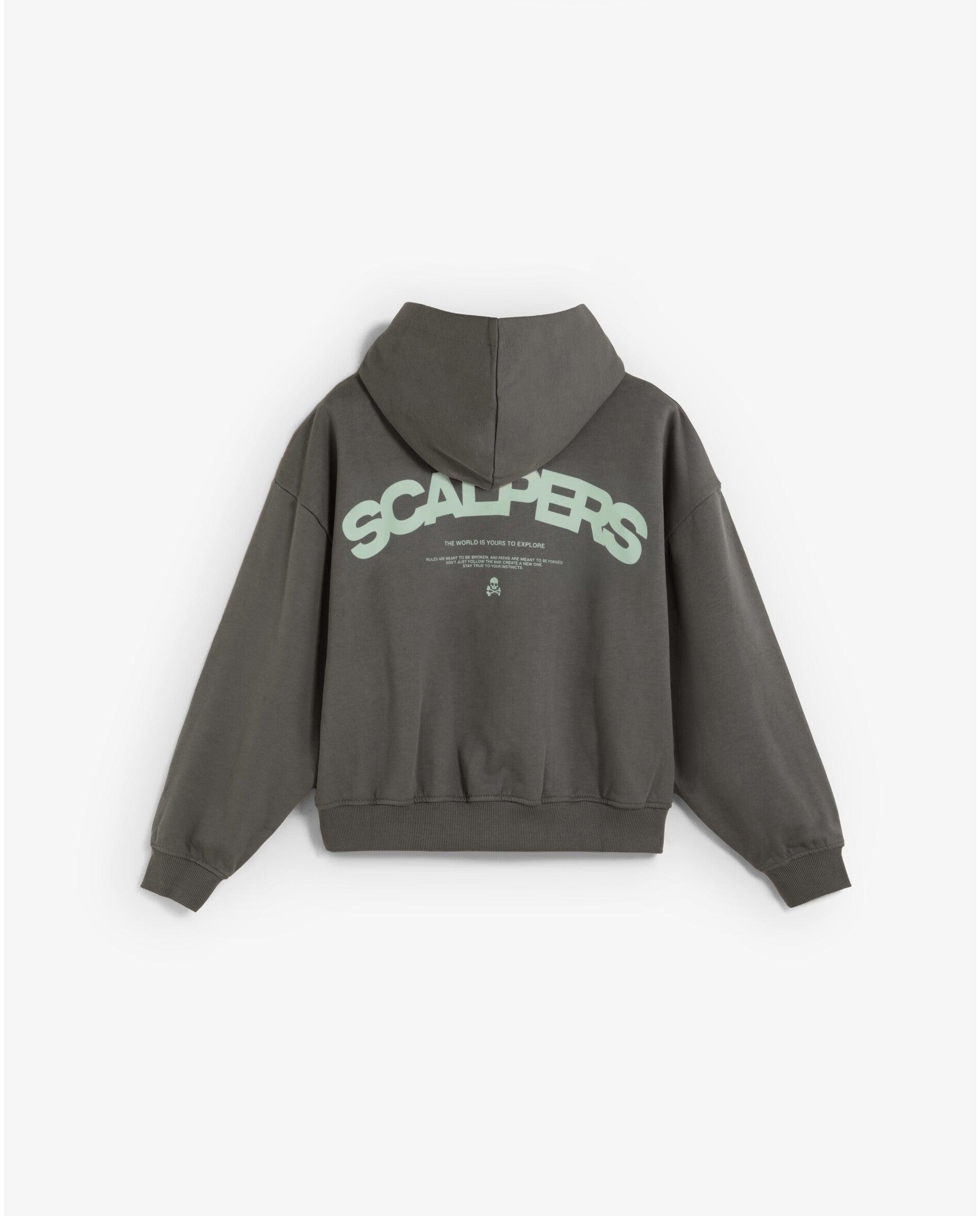 Imagen 2 de Sudadera con capucha de niño con letrero trasero - Scalpers - Antracita Antracita