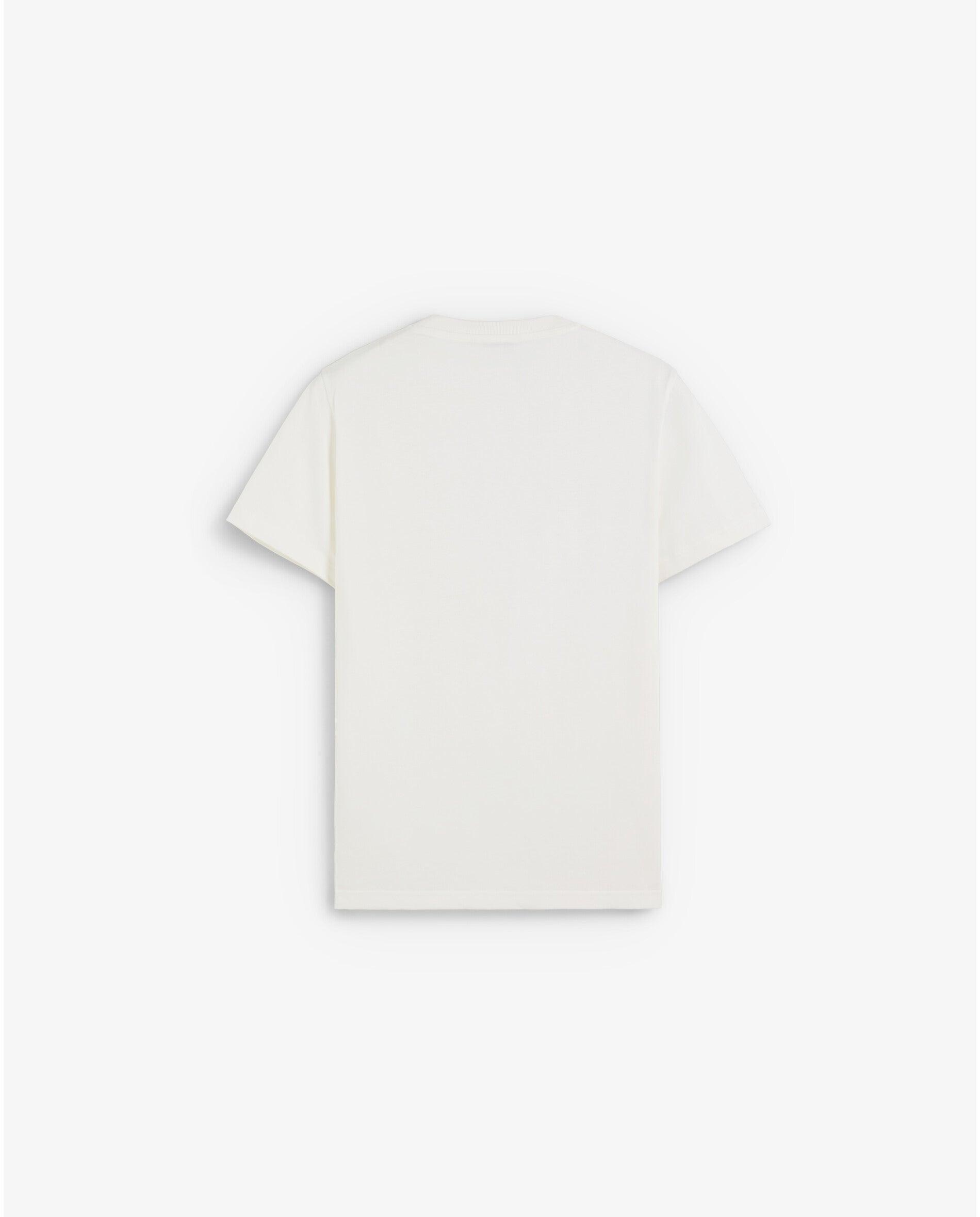 Camiseta de hombre de manga corta con estampado frontal efecto lavado - Scalpers - Blanco Blanco-2