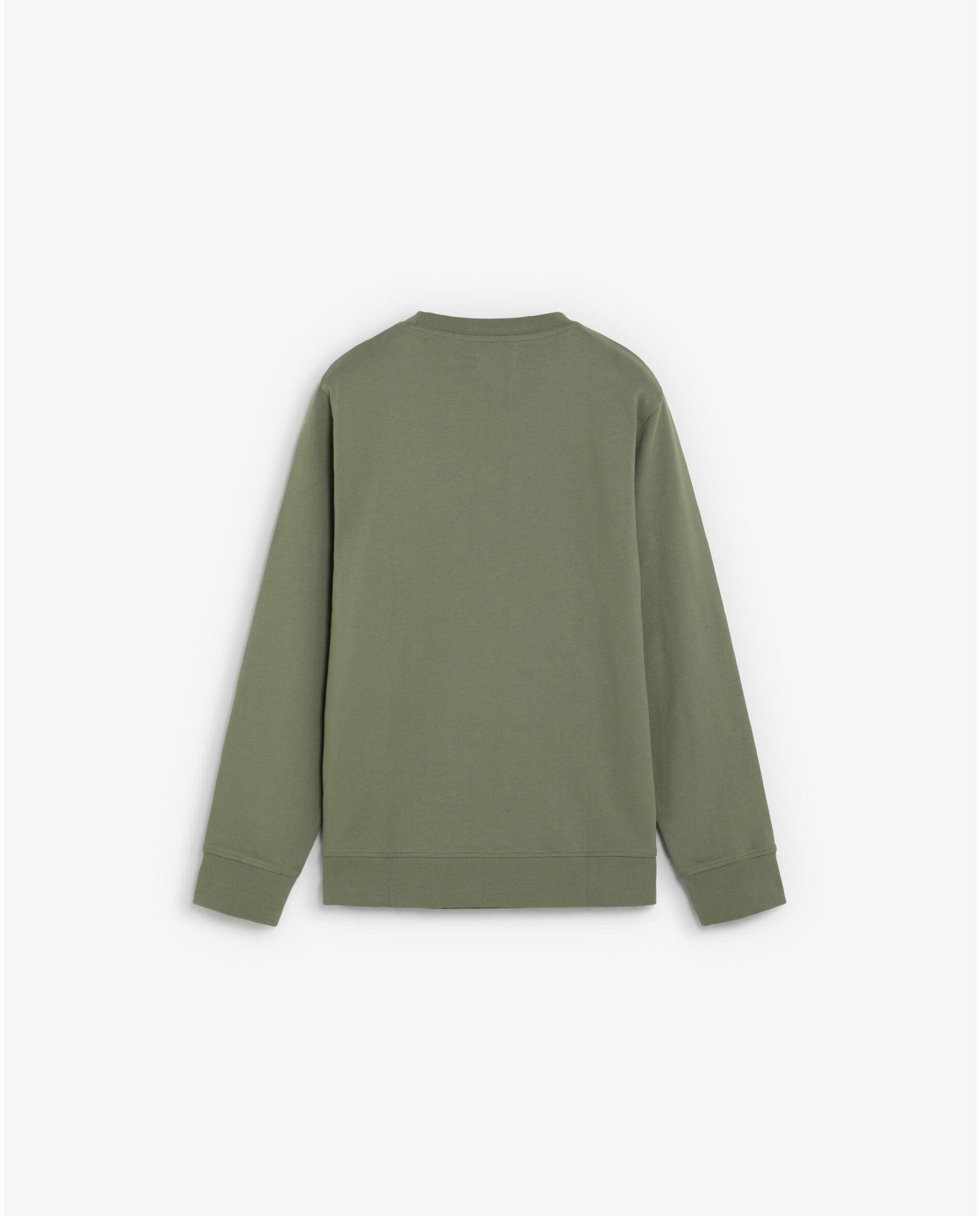 Sudadera de hombre regular fit con cuello redondo - Scalpers - Kaki Kaki-2