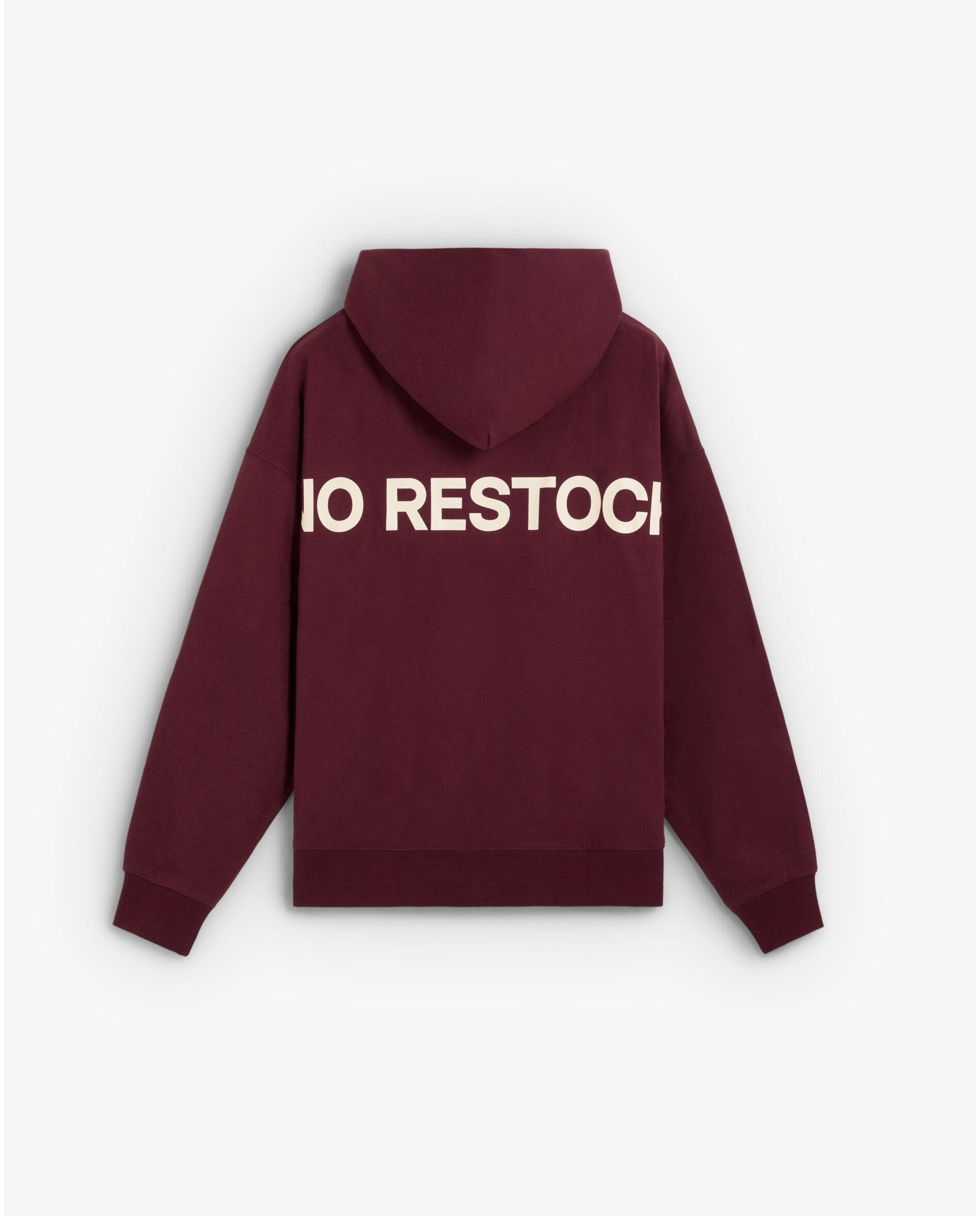 Imagen 7 de Sudadera con capucha de hombre con bolsillo canguro y letrero trasero - Scalpers - Burdeos Burdeos