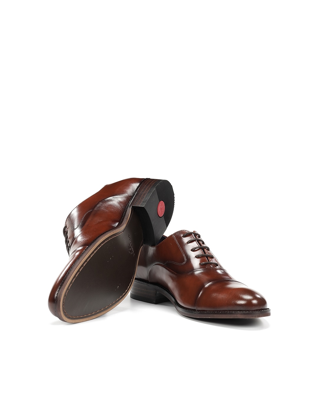 Zapatos de cordones de hombre fabricados en piel - Fluchos - Marrón Marrón-4