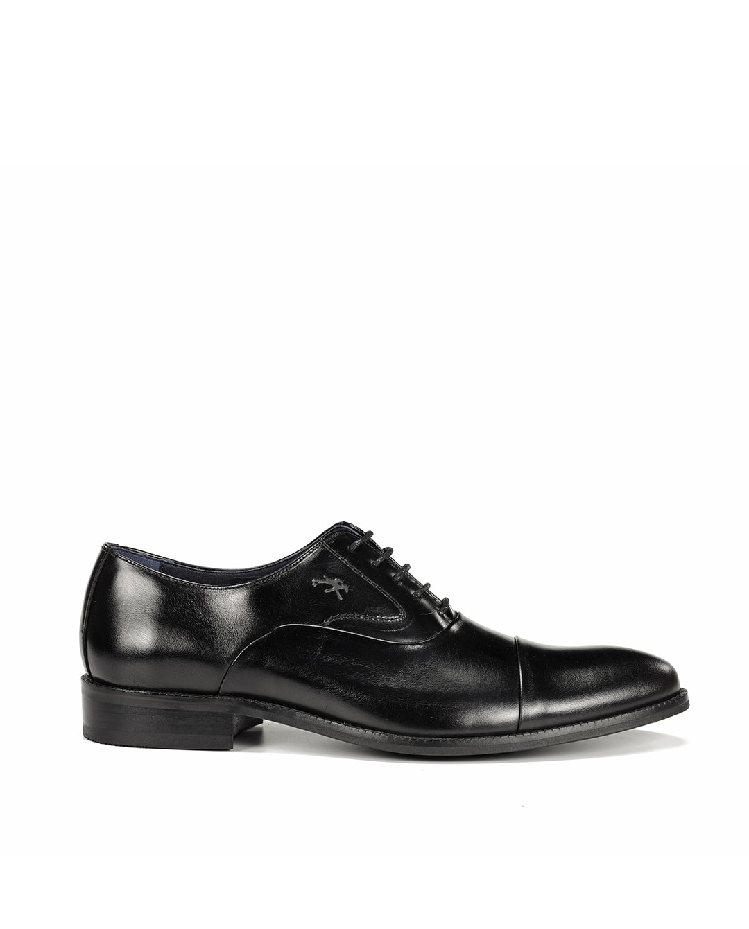 Imagen 0 de Zapatos de cordones de hombre  fabricados en piel Negro