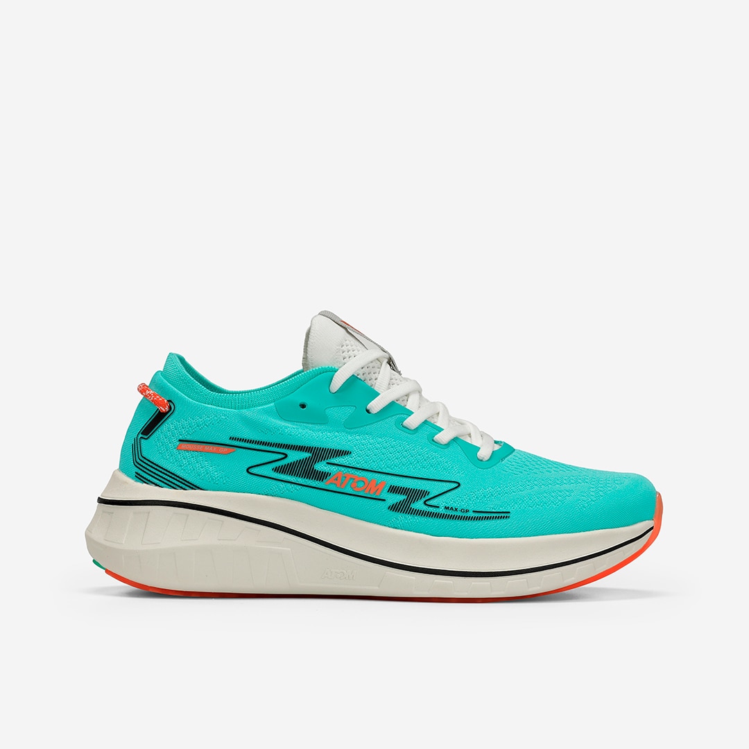 Atom Zapatillas de running de hombre Gris / Verde