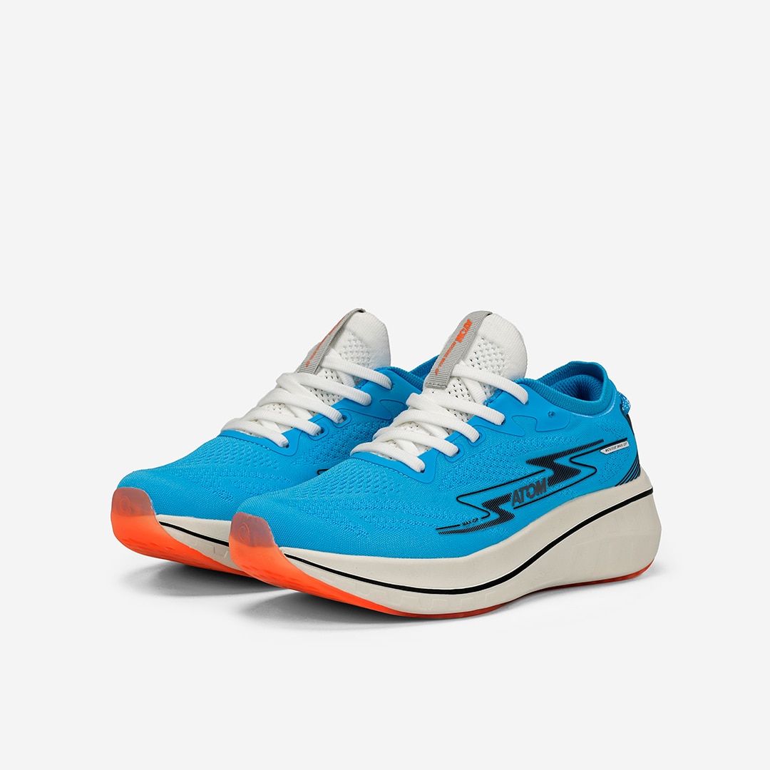 Zapatillas de running de mujer Atom - Azul / Blanco Azul / Blanco-4