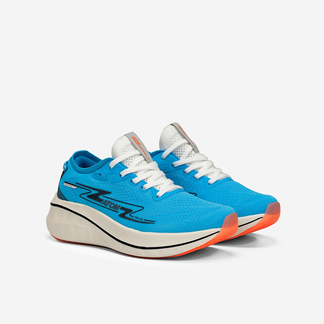 Zapatillas de running de mujer Atom - Azul / Blanco Azul / Blanco-5