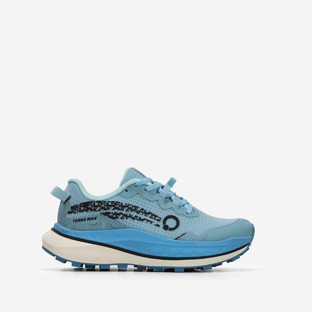 Zapatillas de trail running de mujer Atom - Azul claro Azul claro-1