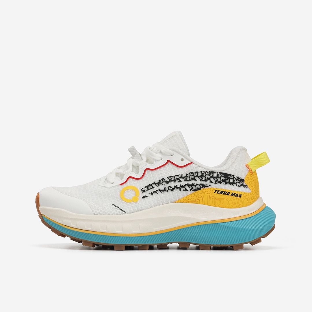 Zapatillas de trail running de mujer Atom - Blanco Blanco-2