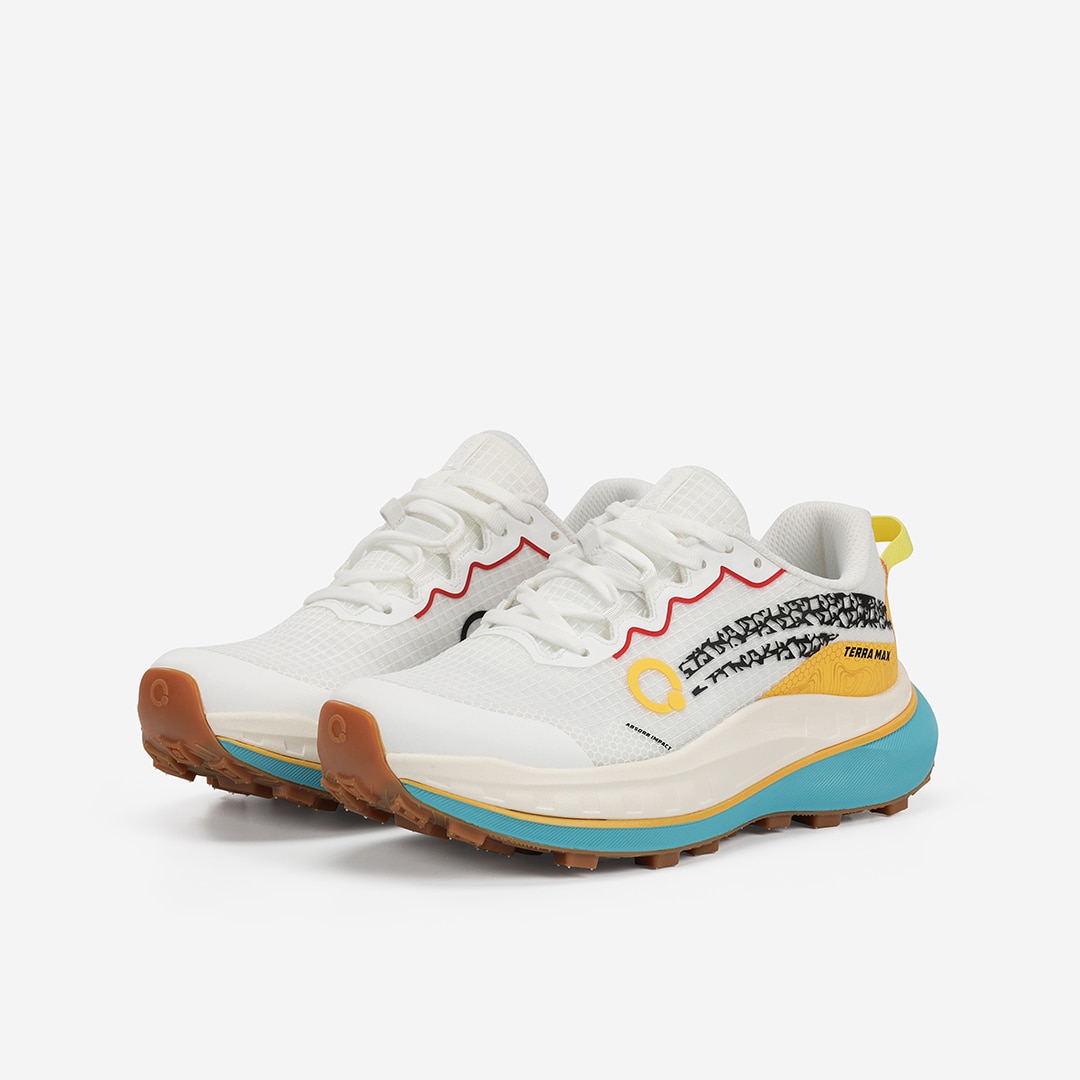 Zapatillas de trail running de mujer Atom - Blanco Blanco-4