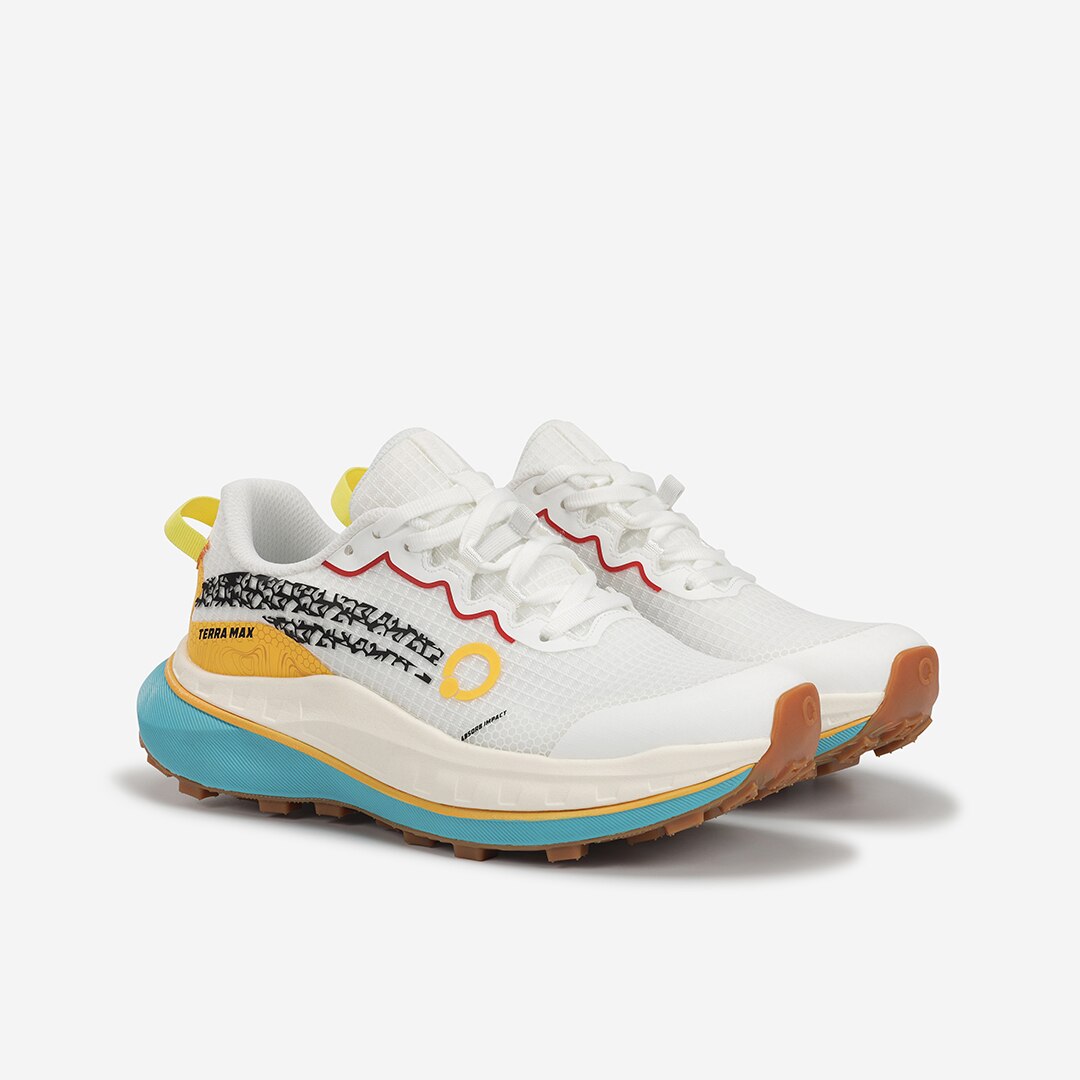 Zapatillas de trail running de mujer Atom - Blanco Blanco-5