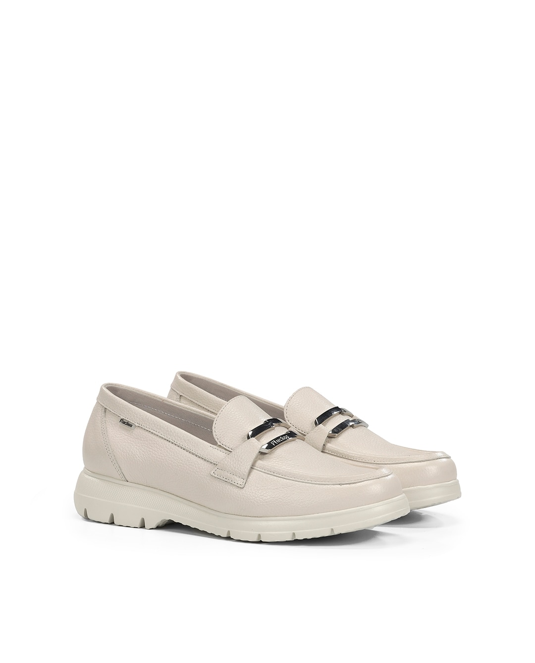 Mocasines de mujer fabricados en piel - Fluchos - Marrón Marrón-5