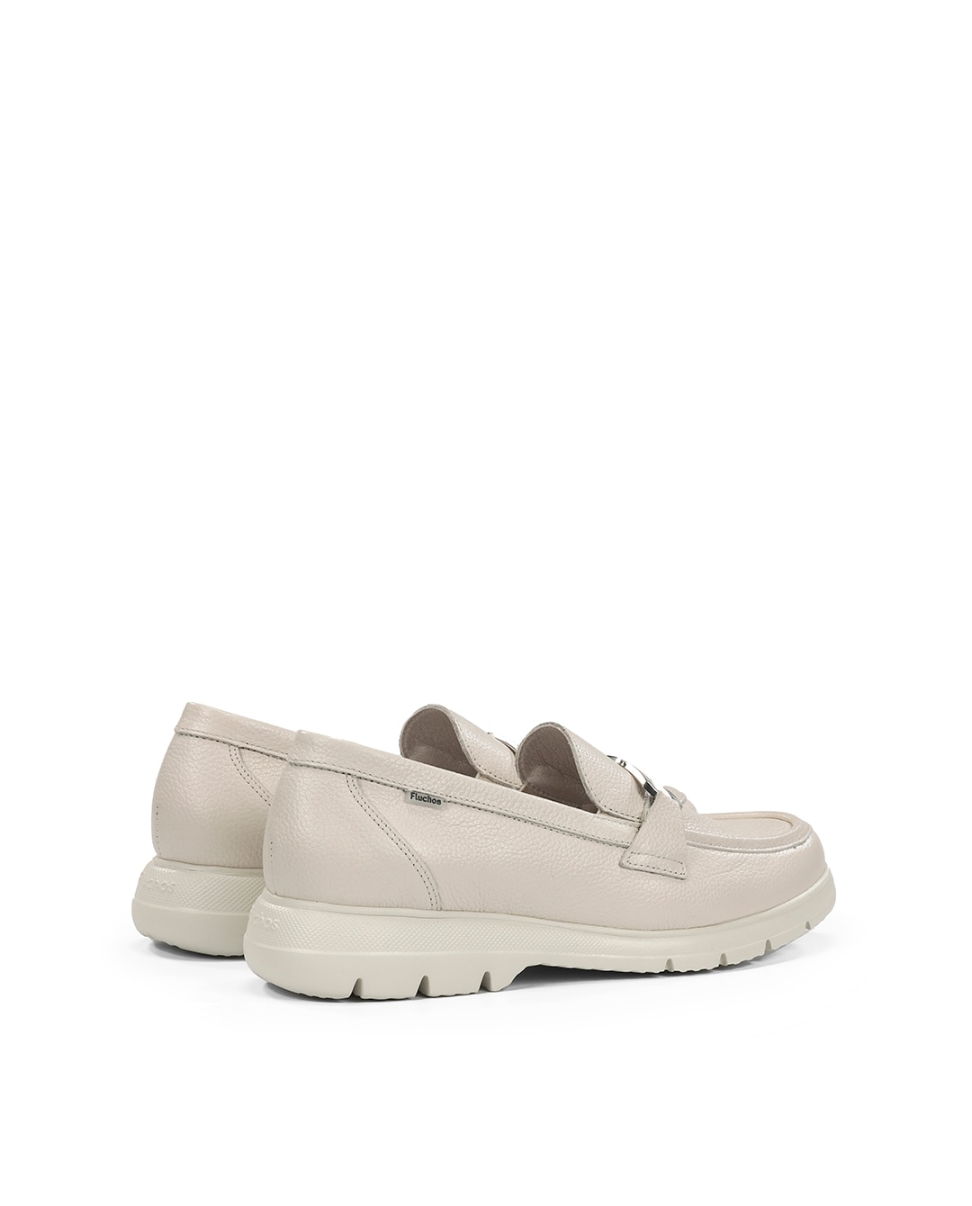 Mocasines de mujer fabricados en piel - Fluchos - Marrón Marrón-4
