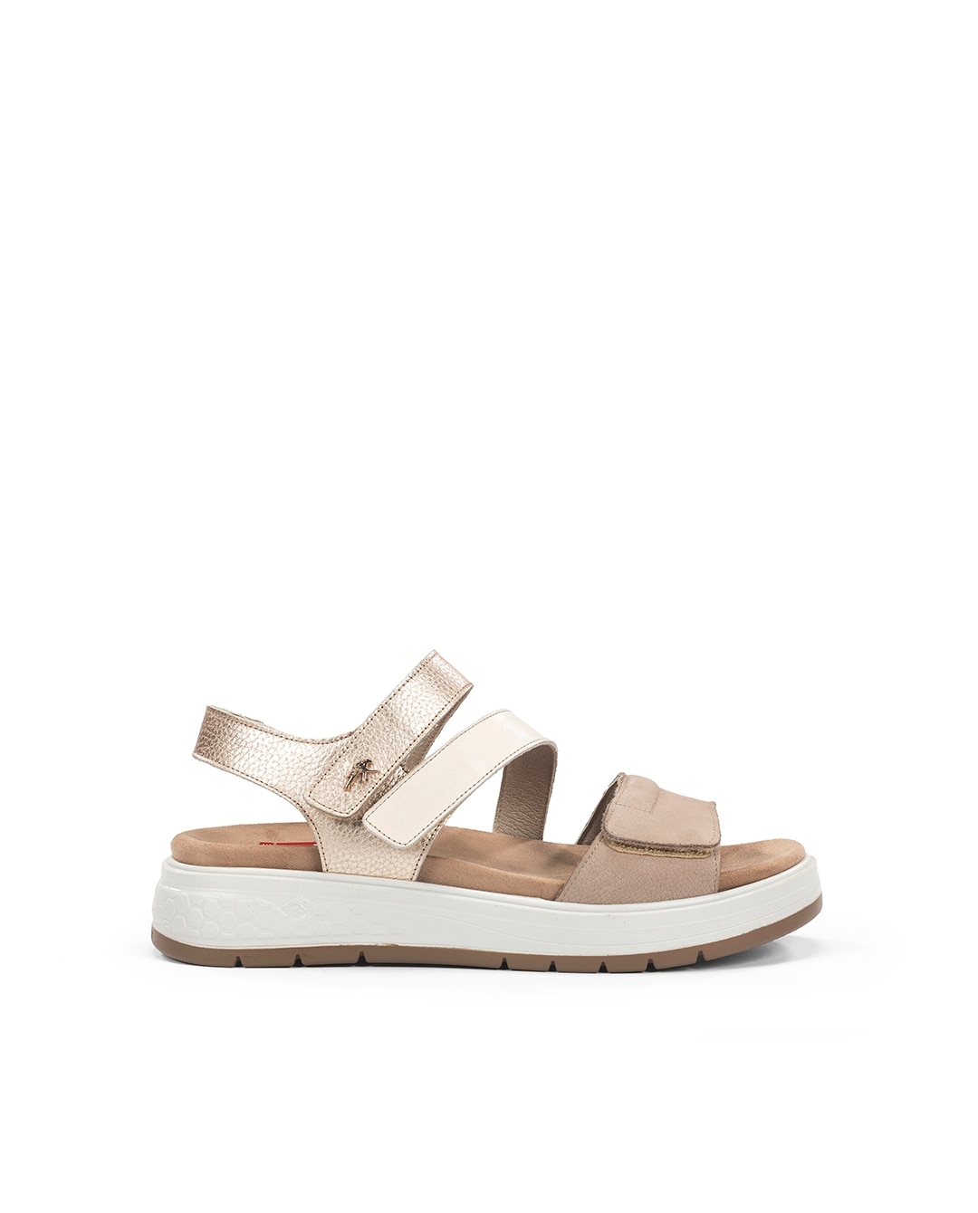 Sandalias de mujer fabricados en piel - Fluchos - Marrón Marrón-1