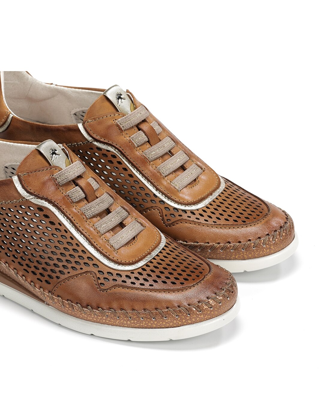 Zapatos de cordones de mujer fabricados en piel - Fluchos - Marrón Marrón-6