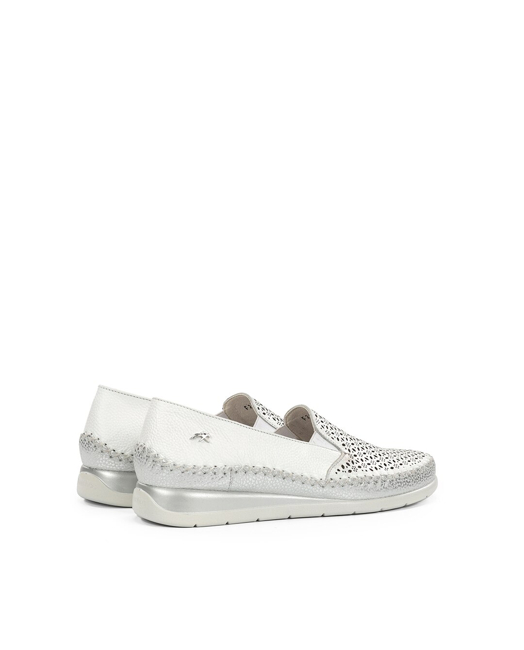 Mocasines de mujer fabricados en piel - Fluchos - Blanco Blanco-2