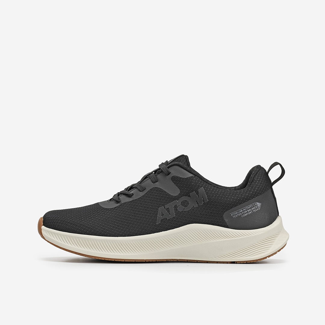 Imagen 2 de Zapatilla Running de hombre Prime AT216 - Negro / Blanco Negro / Blanco
