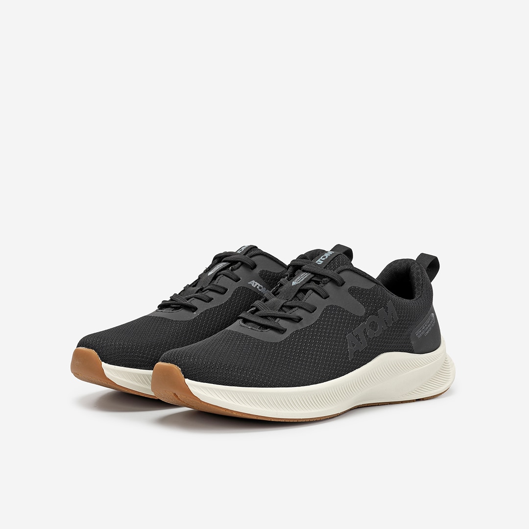 Imagen 4 de Zapatilla Running de hombre Prime AT216 - Negro / Blanco Negro / Blanco