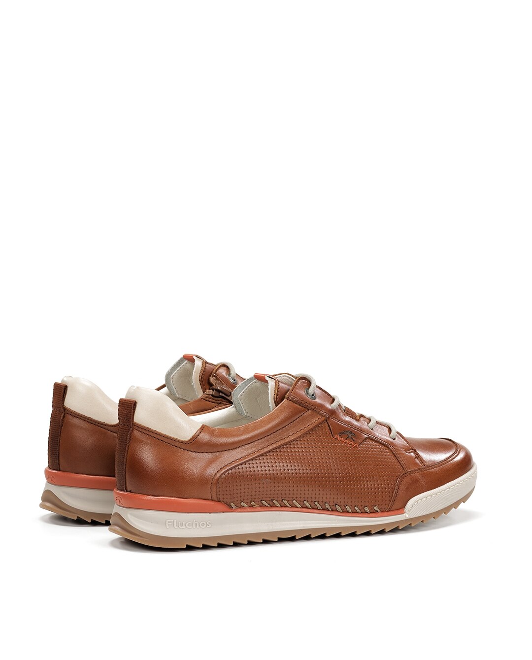 Zapatos de cordones de hombre fabricados en piel - Fluchos - Marrón Marrón-2